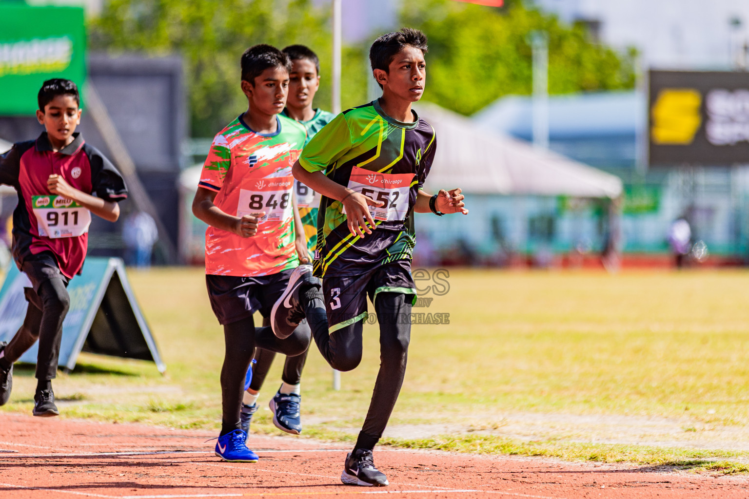 Day 3 of Inter-school Athletics Championship 2025 held in Ekuveni Synthetic Track, Male', Maldives on Wednesday, 08th October 2025. Photos by: Areef Adam / Images.mv