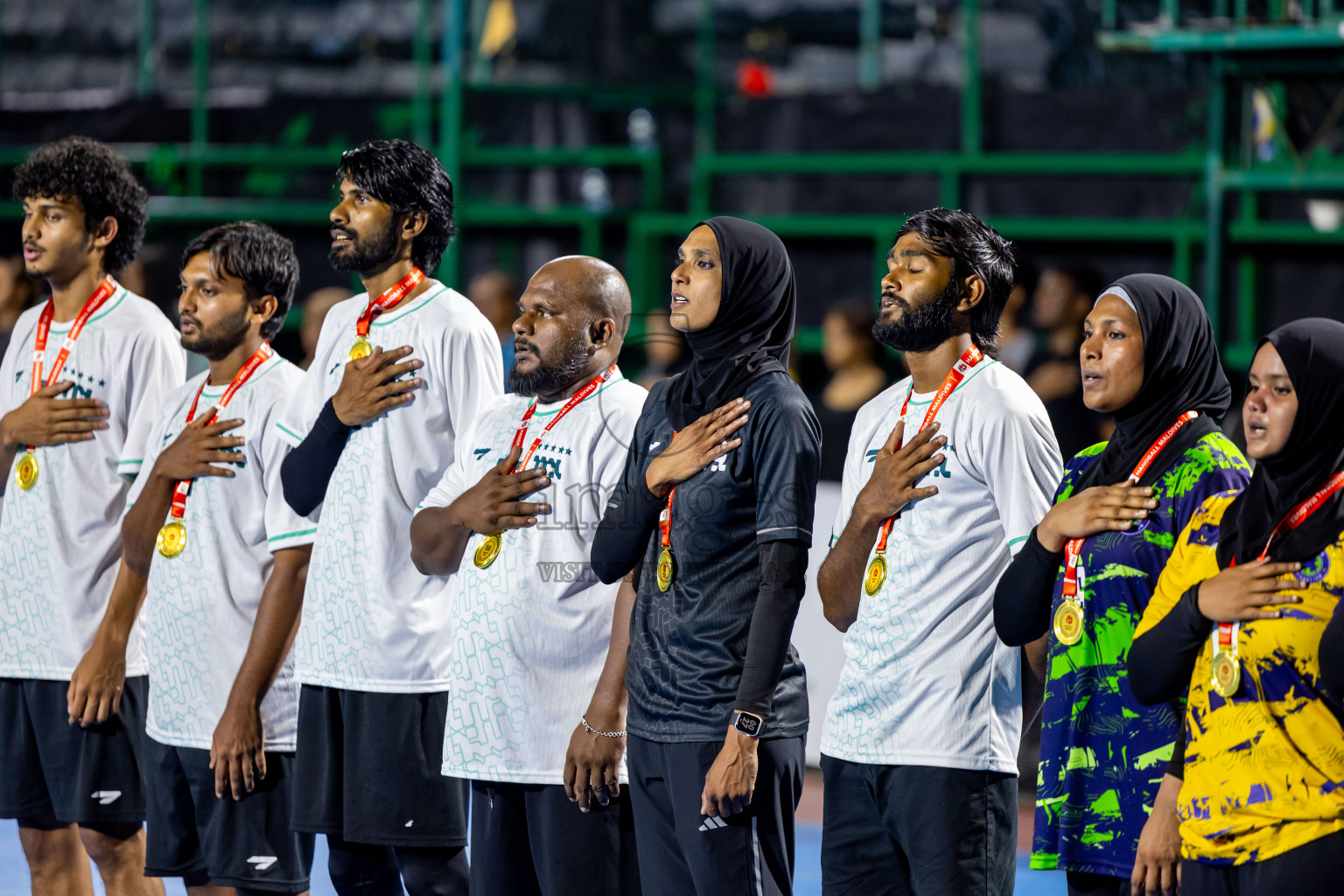 1st Division Final of 8th Inter-Office/Company Handball Tournament 2024, held in Handball ground, Male', Maldives on Tuesday, 11th September 2024 Photos: Nausham Waheed/ Images.mv