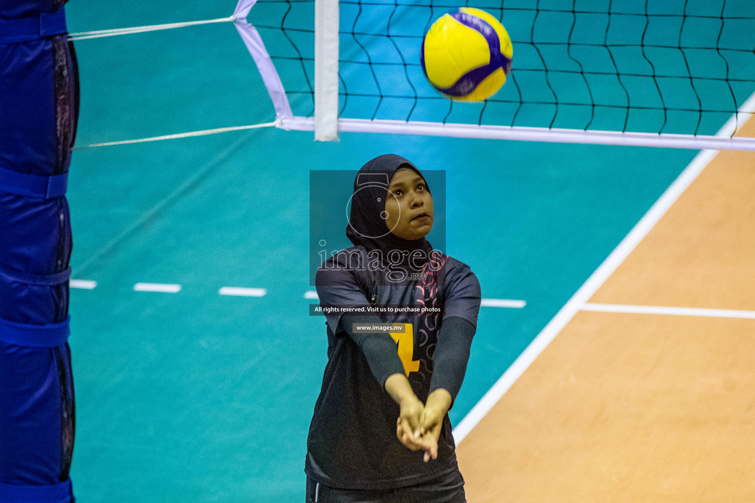 Volleyball Association Cup 2022-Women's Division-Match Day 6 was held in Male', Maldives on 28th May 2022 at Social Center Indoor Hall Photos By: Nausham Waheed /images.mv