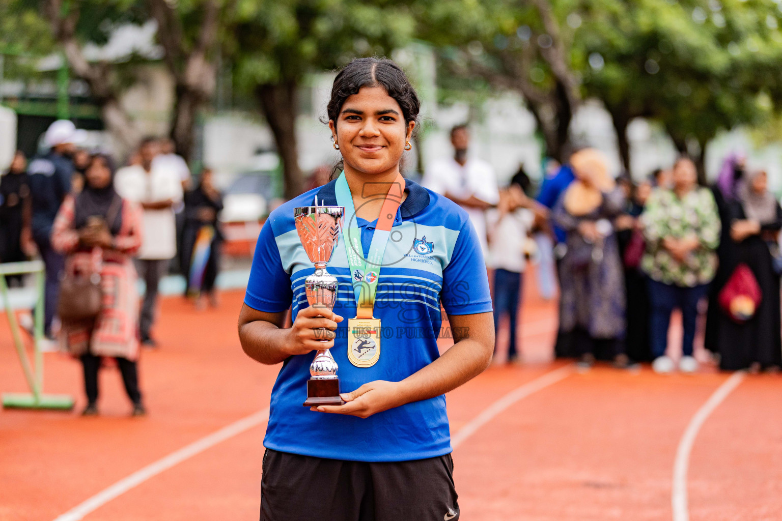 Day 6 of Inter-school Athletics Championship 2025 held in Ekuveni Synthetic Track, Male', Maldives on Sunday, 12th October 2025. Photos by: Areef Adam / Images.mv