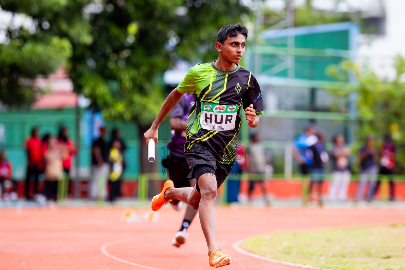 Day 6 of Inter-school Athletics Championship 2025 held in Ekuveni Synthetic Track, Male', Maldives on Sunday, 12th October 2025. Photos by: Nausham Waheed / Images.mv