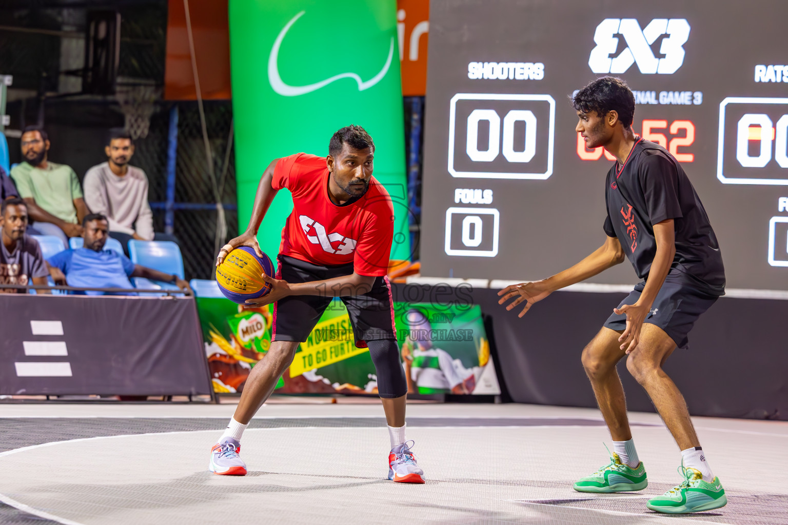 Day 6 of MILO Ramadan 3x3 Challenge 2024 was held in Ekuveni Outdoor Basketball Court at Male', Maldives on Sunday, 18th March 2024.
Photos: Ismail Thoriq / images.mv