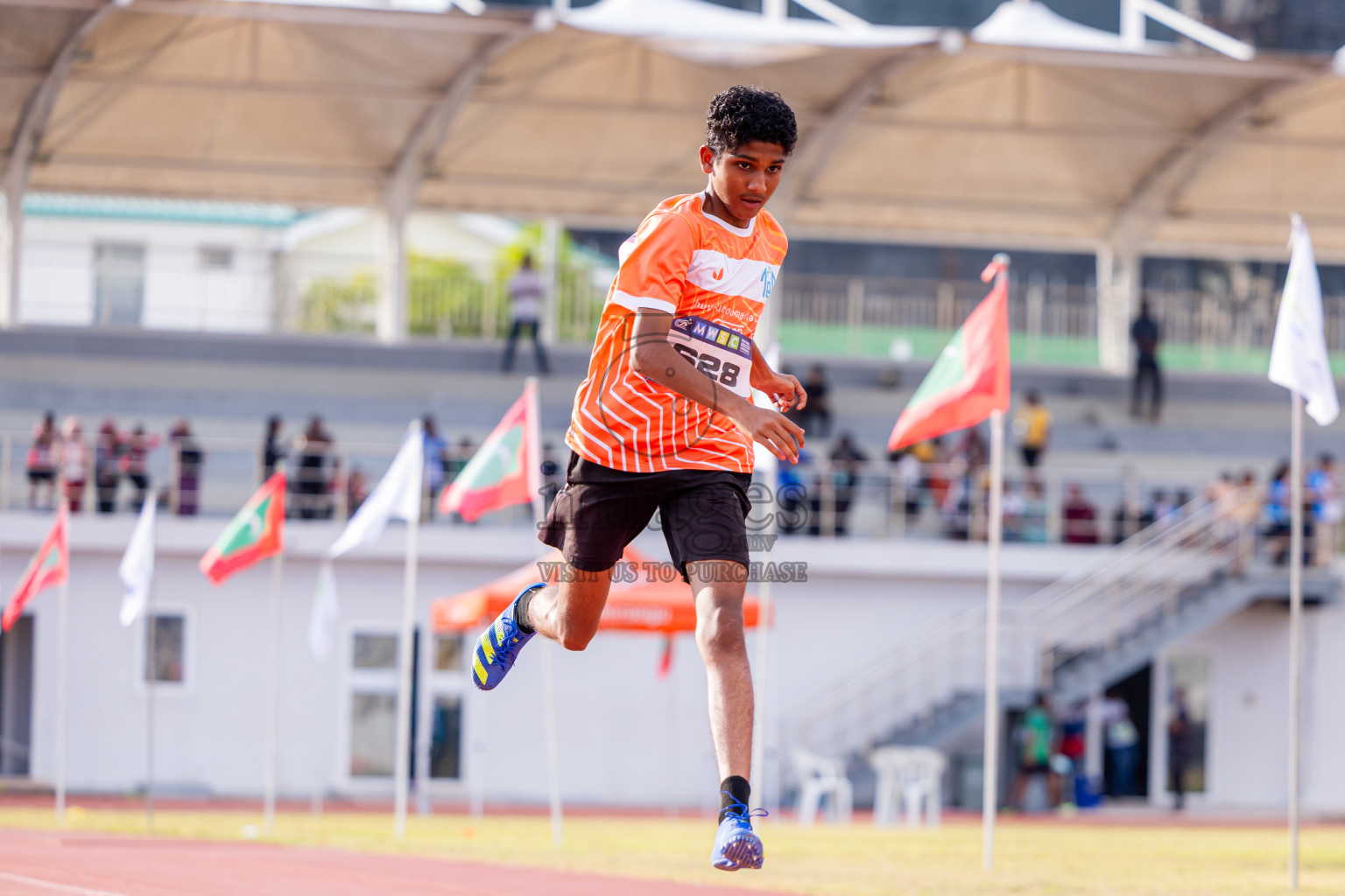 Day 3 of MWSC Interschool Athletics Championships 2024 held in Hulhumale Running Track, Hulhumale, Maldives on Monday, 11th November 2024. Photos by: Nausham Waheed / Images.mv