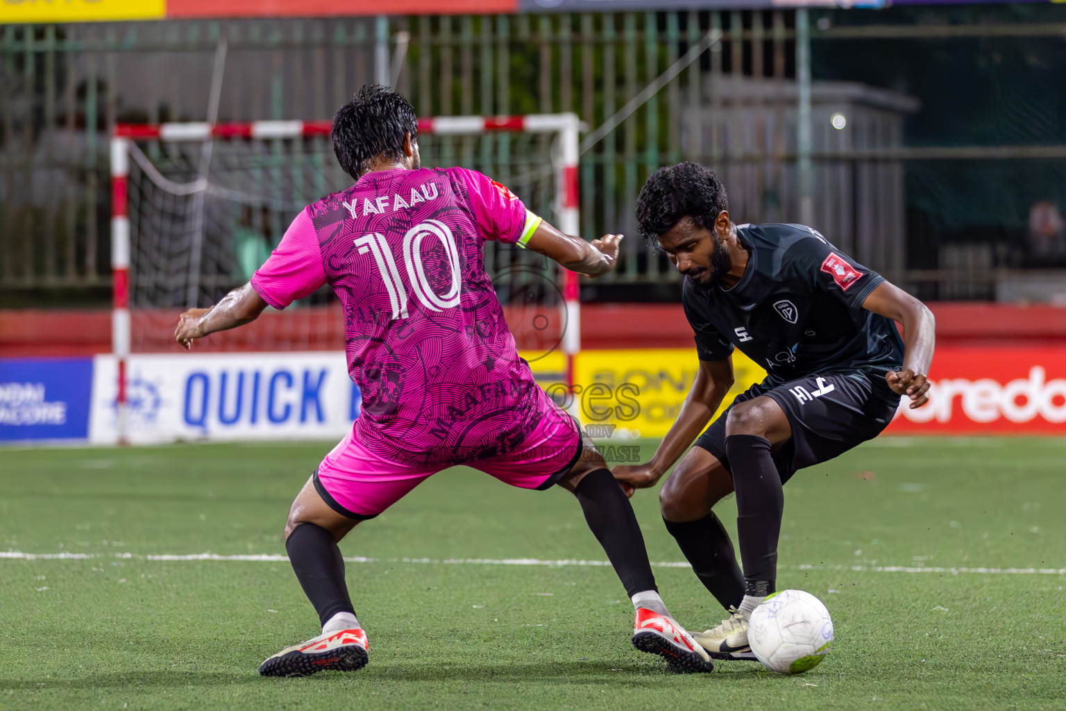 Machchangoalhi vs Maafannu on Day 34 of Golden Futsal Challenge 2024 was held on Monday, 19th February 2024, in Hulhumale', Maldives
Photos: Ismail Thoriq / images.mv