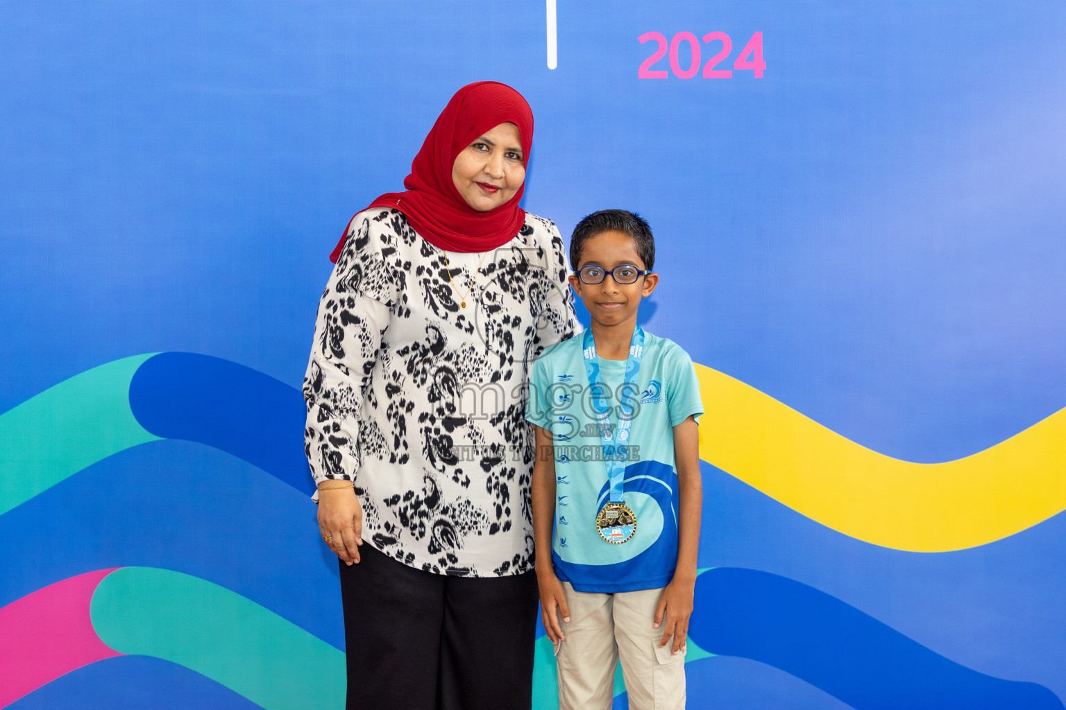 Closing of BML 5th National Swimming Kids Festival 2024 held in Hulhumale', Maldives on Saturday, 23rd November 2024.
Photos: Ismail Thoriq / images.mv