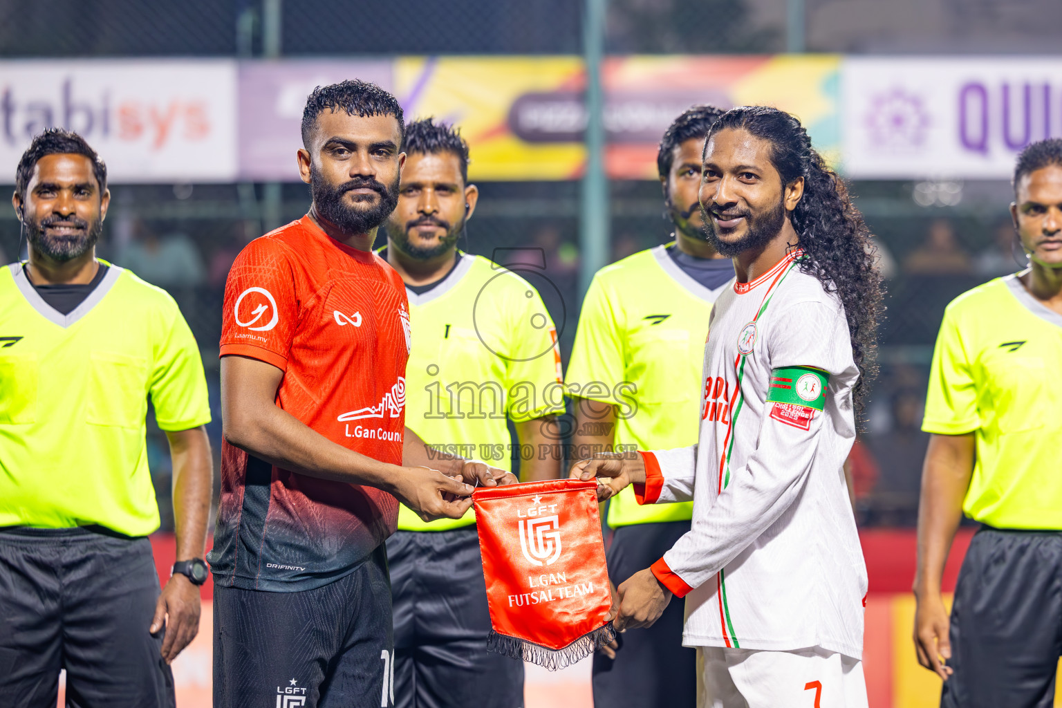 L Gan vs L Isdhoo in Laamu Atoll Finals Day 26 of Golden Futsal Challenge 2025 was held on Thursday , 30th January 2025, in Hulhumale', Maldives. Photos: Ismail Thoriq / images.mv