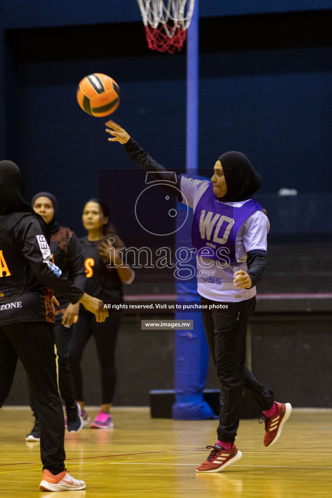 Club Matrix vs VYANSA in the Milo National Netball Tournament 2022 on 20 July 2022, held in Social Center, Male', Maldives. Photographer: Shuu / Images.mv