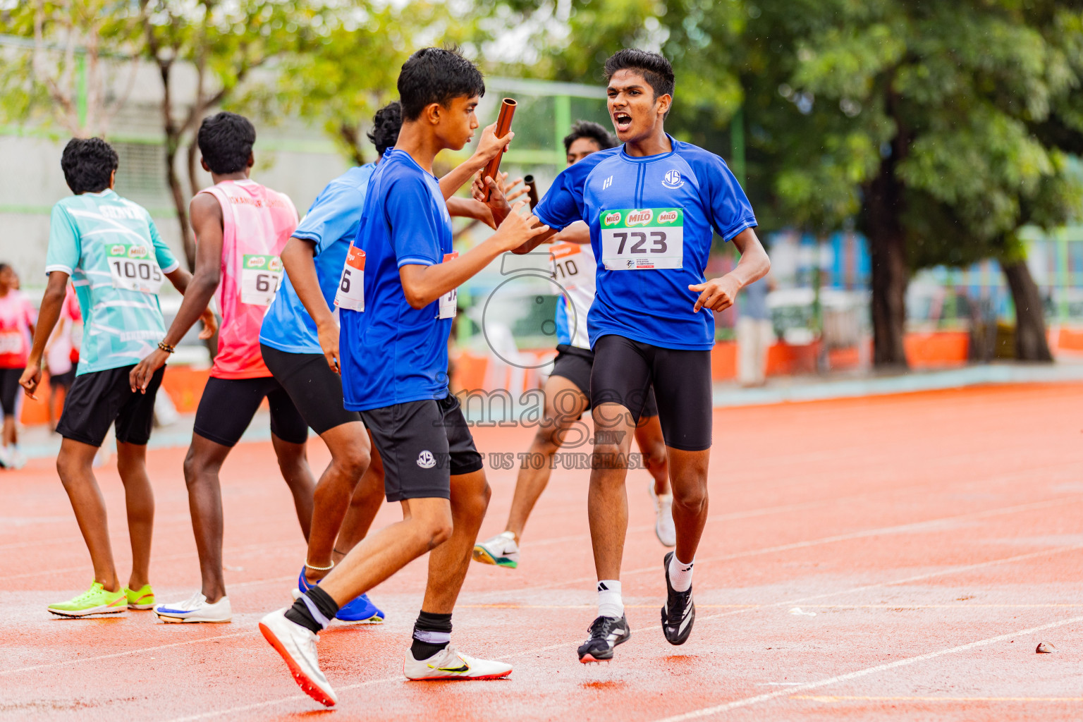 Day 6 of Inter-school Athletics Championship 2025 held in Ekuveni Synthetic Track, Male', Maldives on Sunday, 12th October 2025. Photos by: Areef Adam / Images.mv