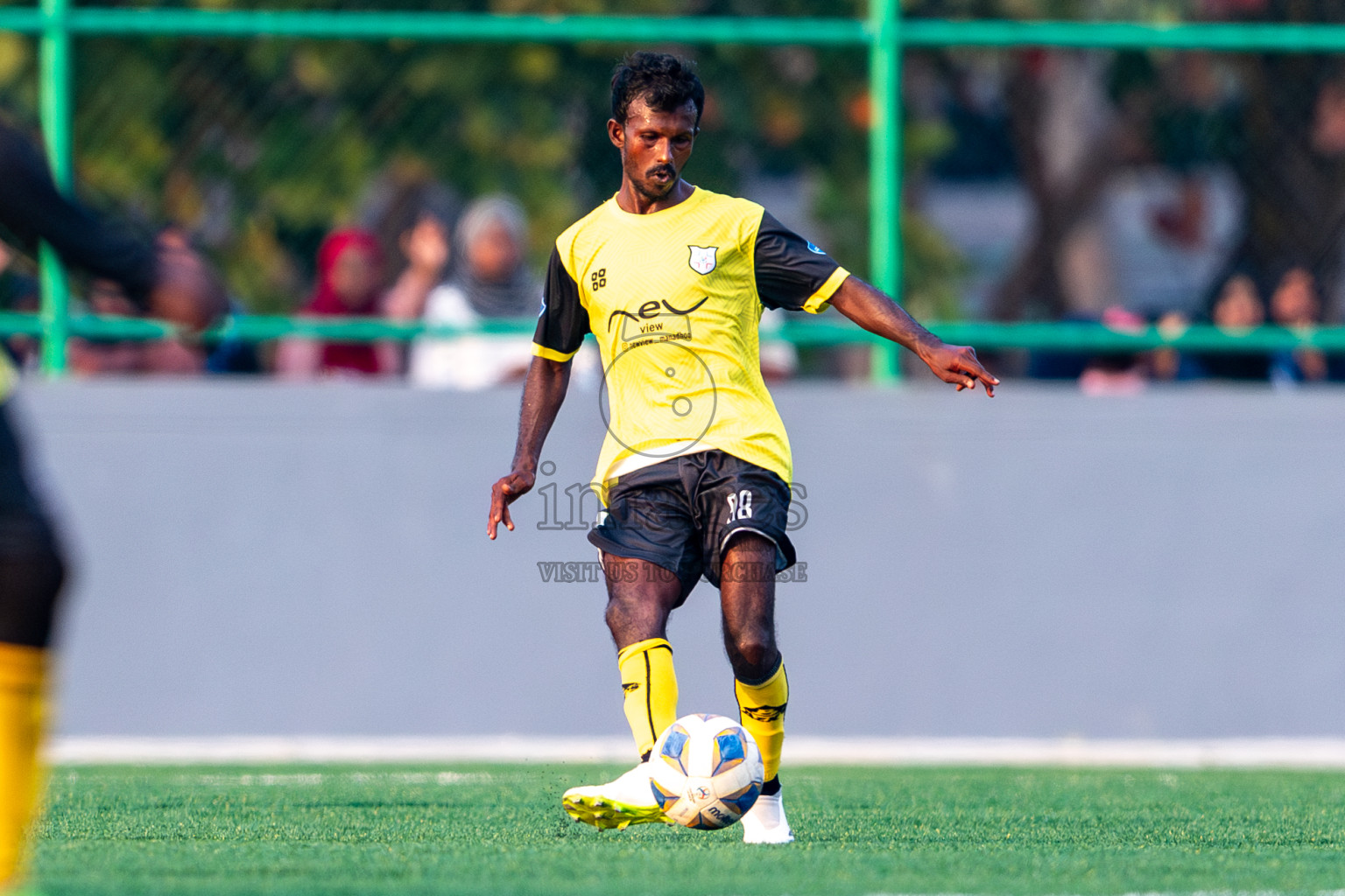 Baburu SC vs Kanmathi Juniors from Manadhoo Council Cup 2024 in N Manadhoo Maldives on Friday, 23rd February 2023. Photos: Nausham Waheed / images.mv