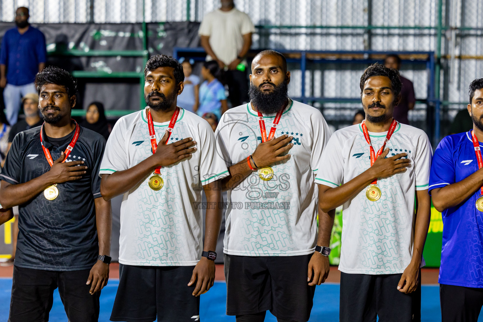 1st Division Final of 8th Inter-Office/Company Handball Tournament 2024, held in Handball ground, Male', Maldives on Tuesday, 11th September 2024 Photos: Nausham Waheed/ Images.mv