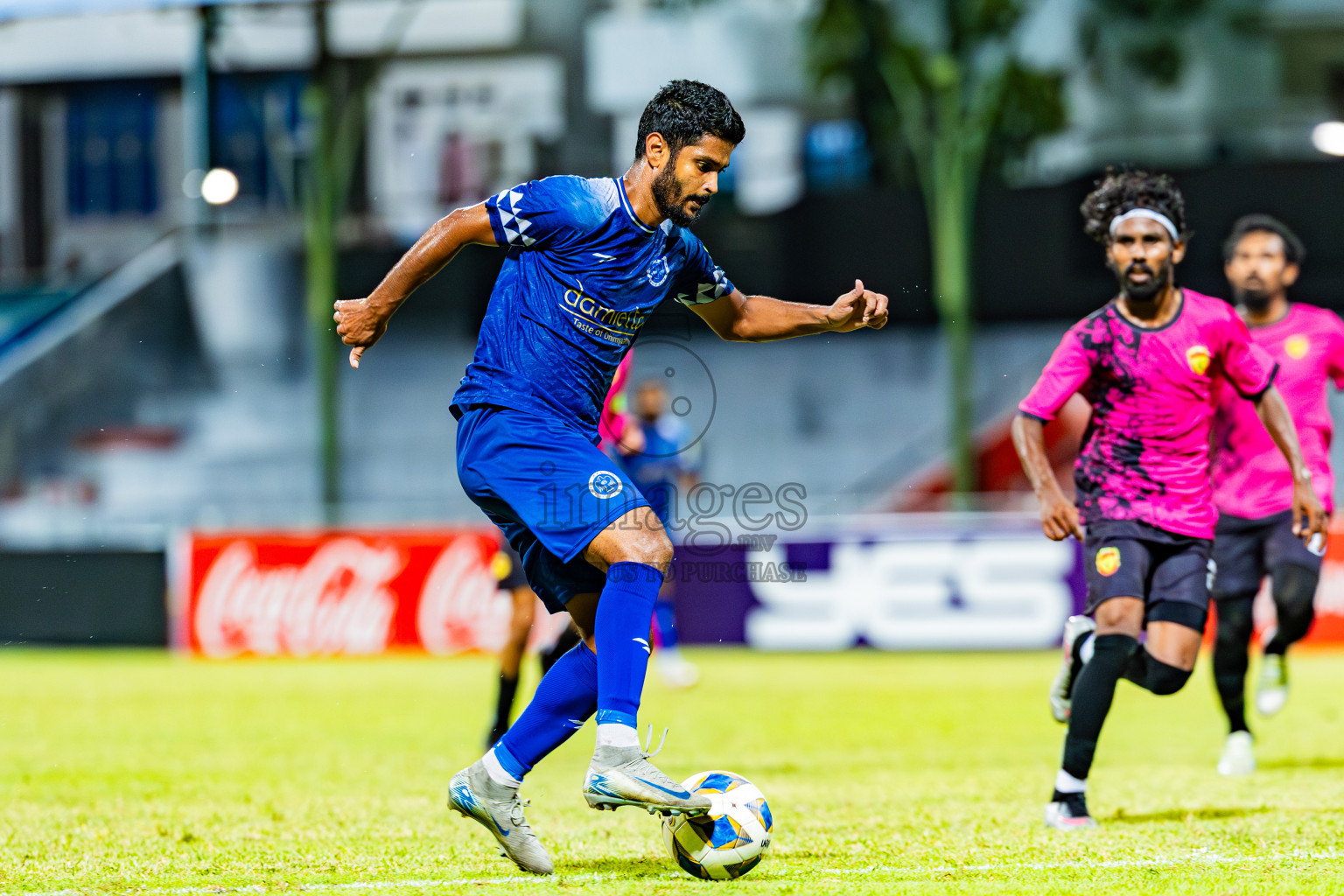 United Victory vs New Radiant Sports Club in Dhivehi Premier League 2025/26 held in National Football Stadium, Male', Maldives on Thursday, 25th September 2025. Photos: Areef Adam / Images.mv