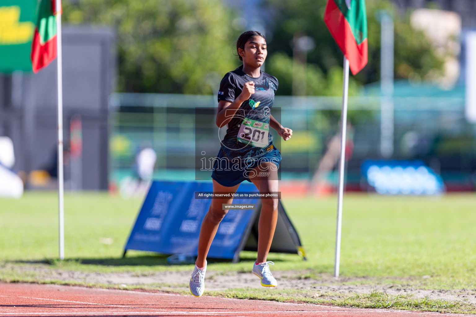 Day 2 of National Athletics Championship 2023 was held in Ekuveni Track at Male', Maldives on Saturday, 25th November 2023. Photos: Nausham Waheed / images.mv