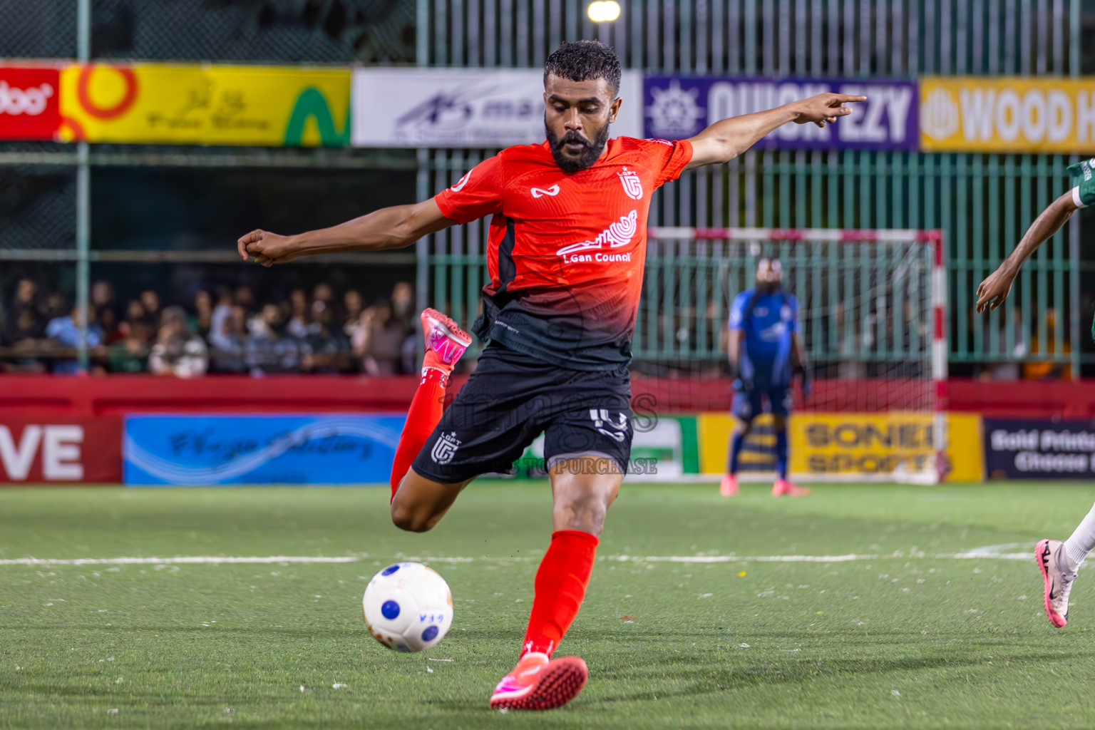 L Gan vs Th Thimarafushi in Zone Round on Day 30 of Golden Futsal Challenge 2025 was held on Monday , 3rd February 2025, in Hulhumale', Maldives.
Photos: Ismail Thoriq / images.mv
