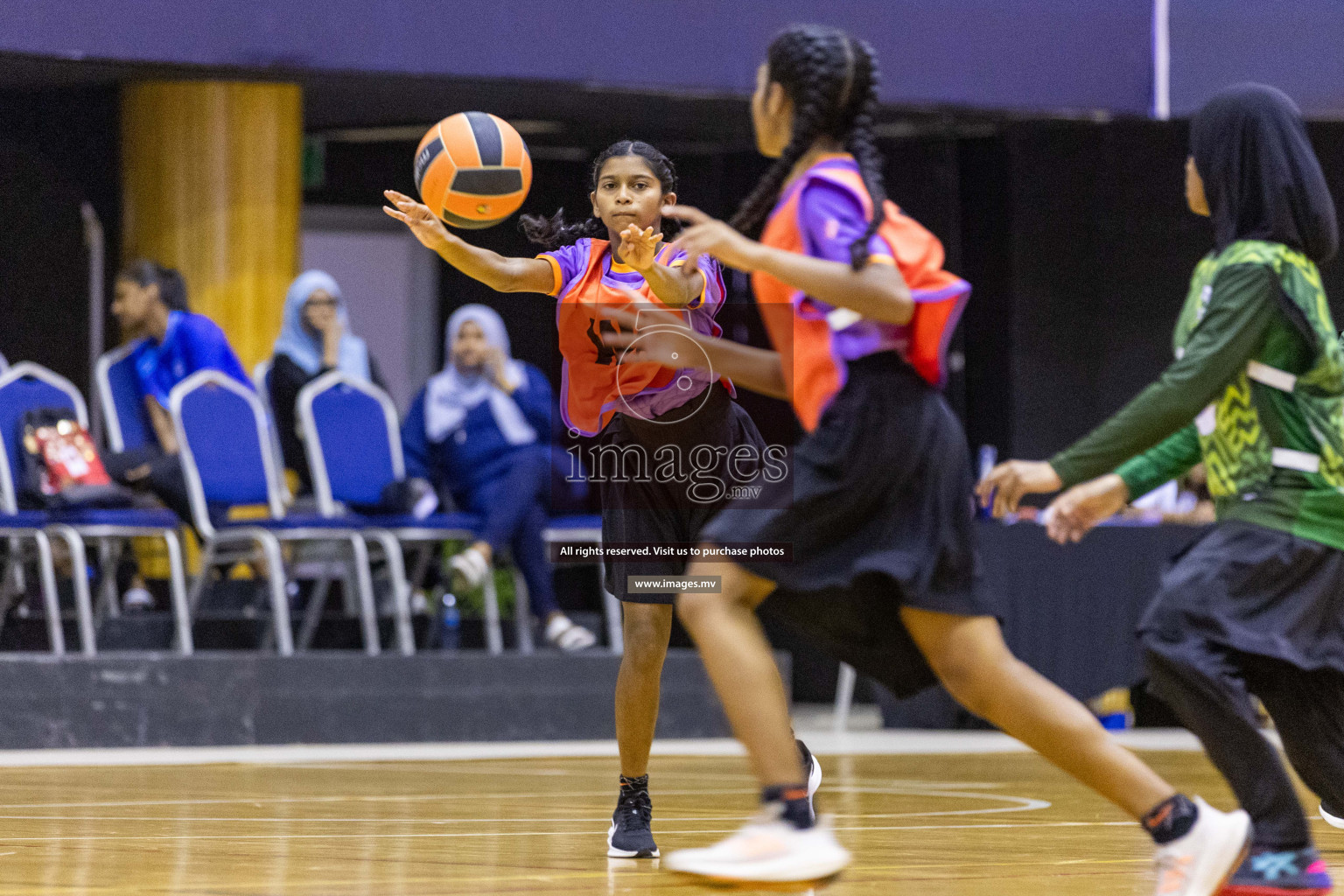 Day7 of 24th Interschool Netball Tournament 2023 was held in Social Center, Male', Maldives on 2nd November 2023. Photos: Nausham Waheed / images.mv