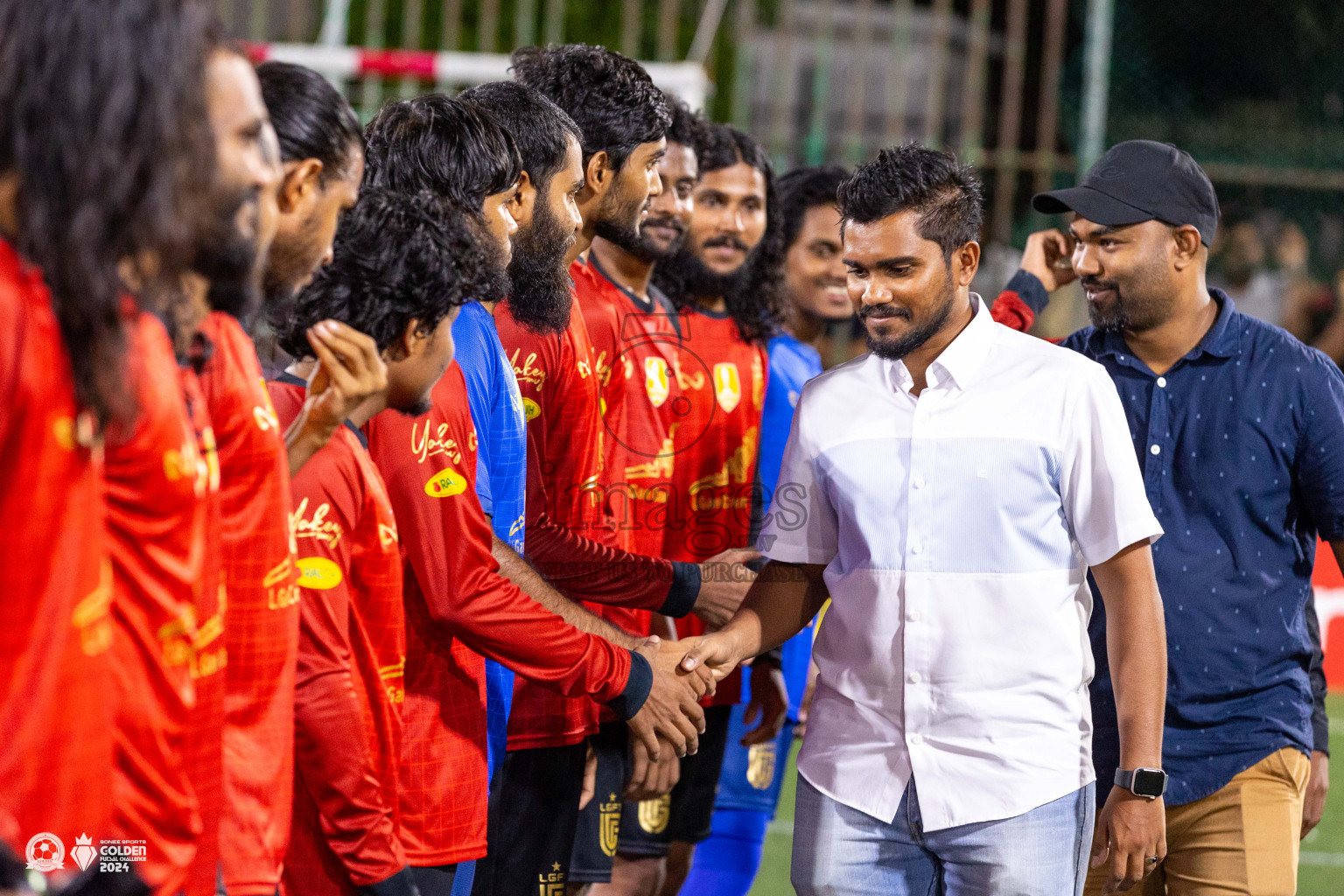 L Maavah vs L Gan in Day 7 of Golden Futsal Challenge 2024 was held on Saturday, 20th January 2024, in Hulhumale', Maldives Photos: Ismail Thoriq / images.mv