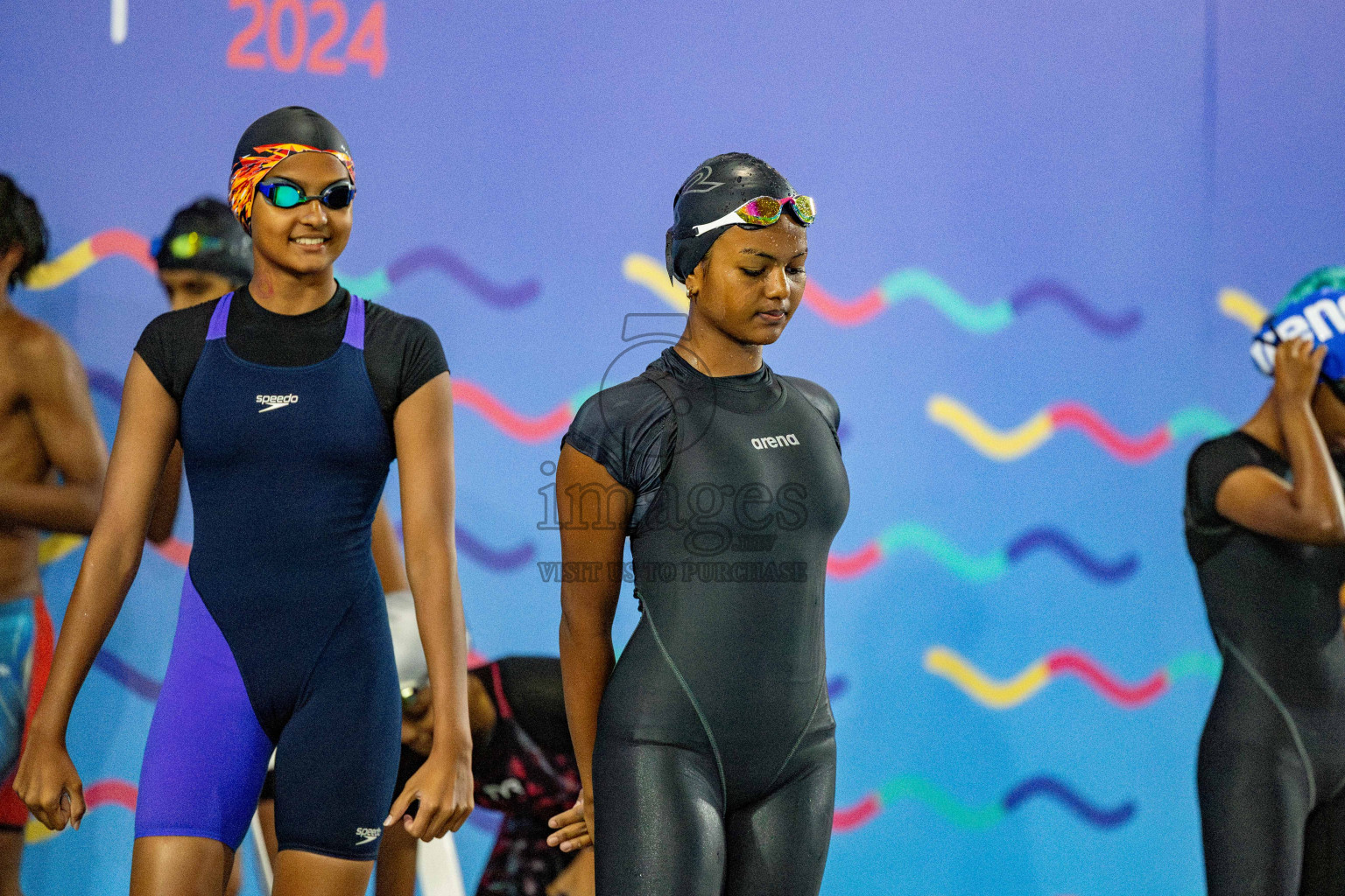 Day 4 of National Swimming Competition 2024 held in Hulhumale', Maldives on Monday, 16th December 2024. 
Photos: Hassan Simah / images.mv