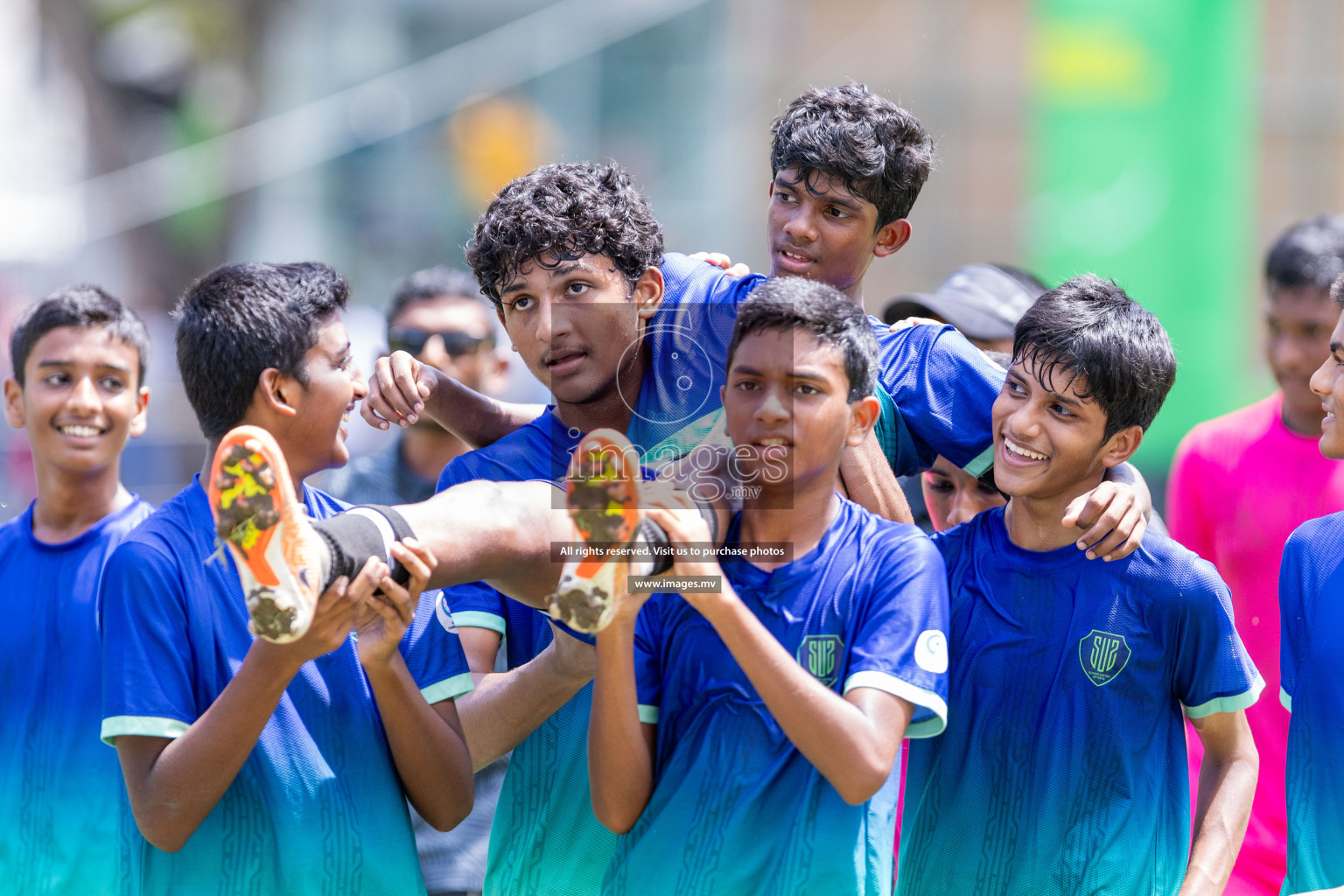 Day 2 of MILO Academy Championship 2023 (u14) was held in Henveyru Stadium Male', Maldives on 4th November 2023. Photos: Nausham Waheed / images.mv