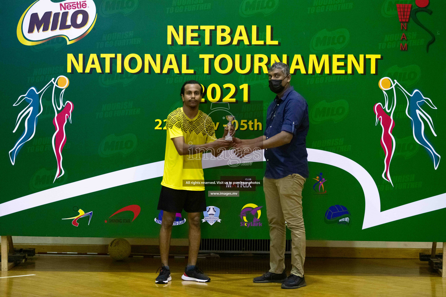 Milo National Netball Tournament 26 November 2021 at Social Center Indoor Court, Male, Maldives. Photos: Maanish/ Images Mv