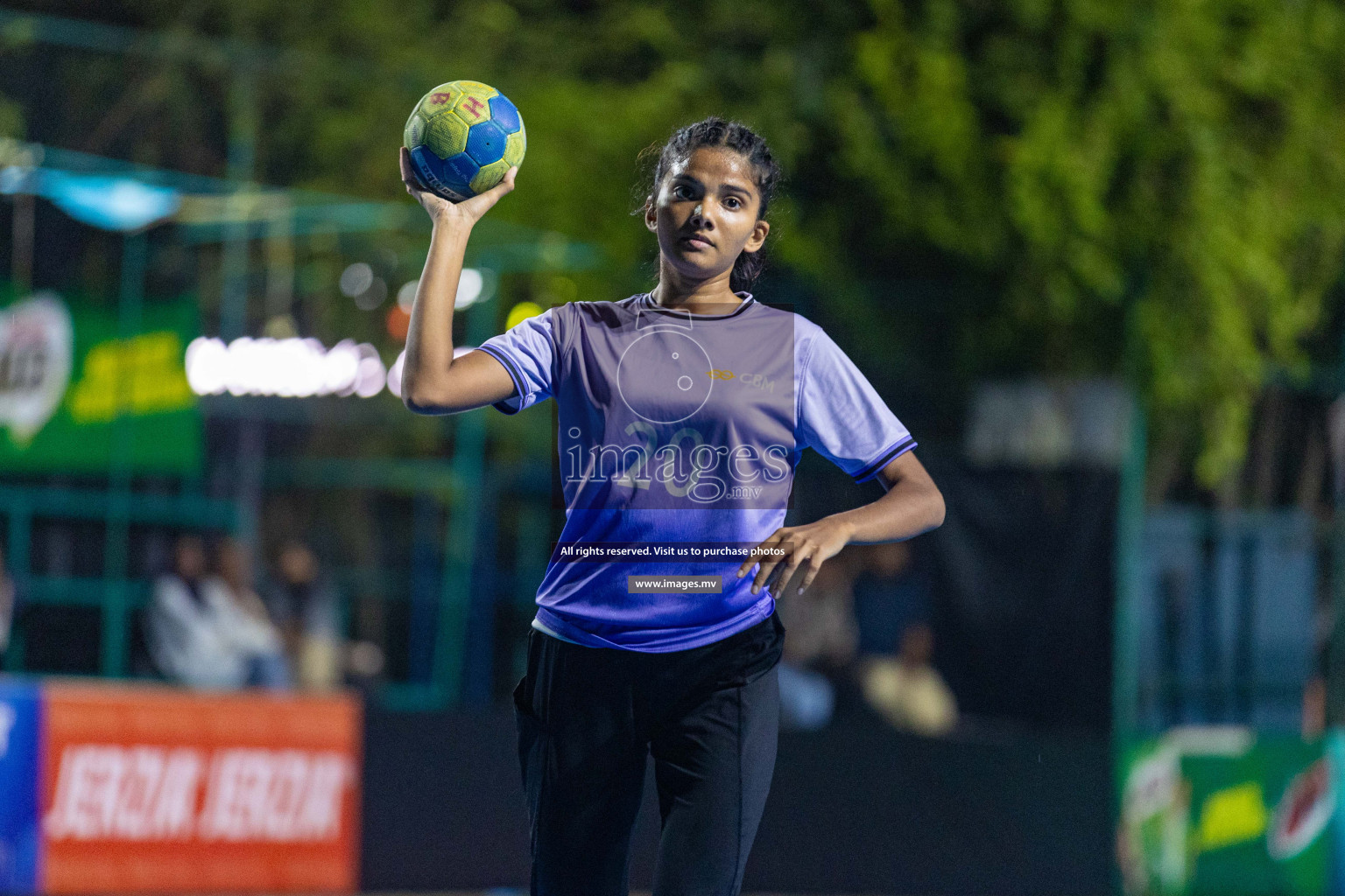 Quarter Final of 7th Inter-Office/Company Handball Tournament 2023, held in Handball ground, Male', Maldives on Friday, 20th October 2023 Photos: Nausham Waheed/ Images.mv