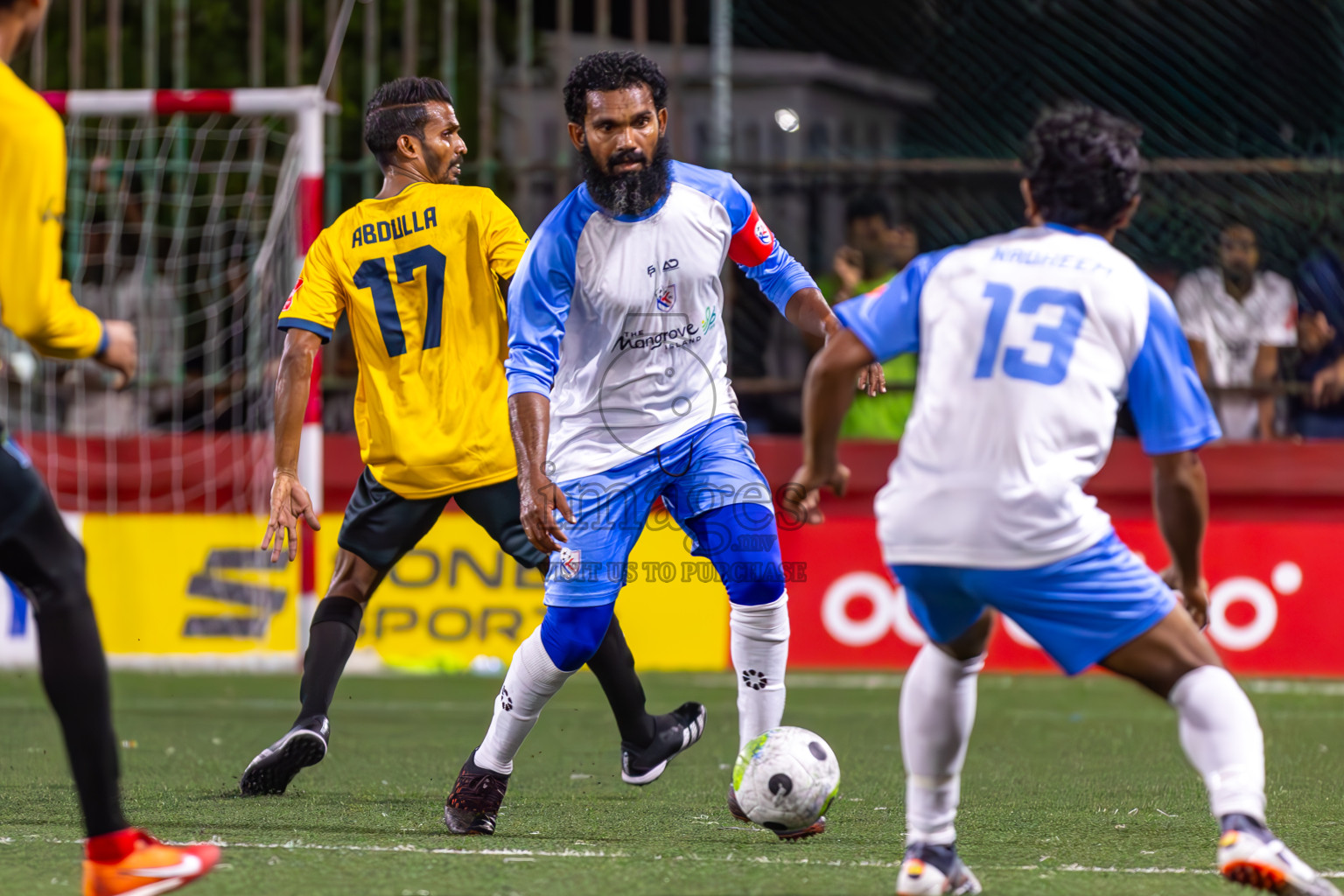 N Kendhikulhudhoo vs N Velidhoo in Day 11 of Golden Futsal Challenge 2024 was held on Thursday, 25th January 2024, in Hulhumale', Maldives
Photos: Ismail Thoriq / images.mv