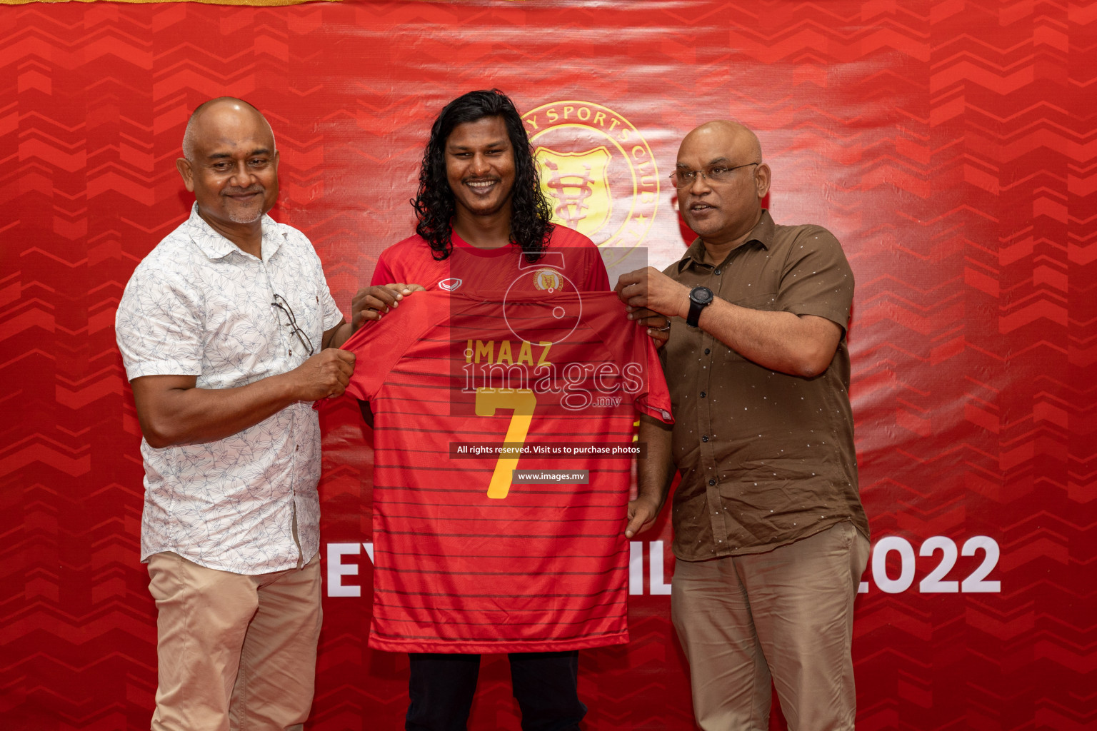 Victory Sports Club Jersey Unveiling 2022 on 14th July 2022, held in Jamaaludheen School Hall, Male', Maldives  Photos: Hassan Simah / Images.mv