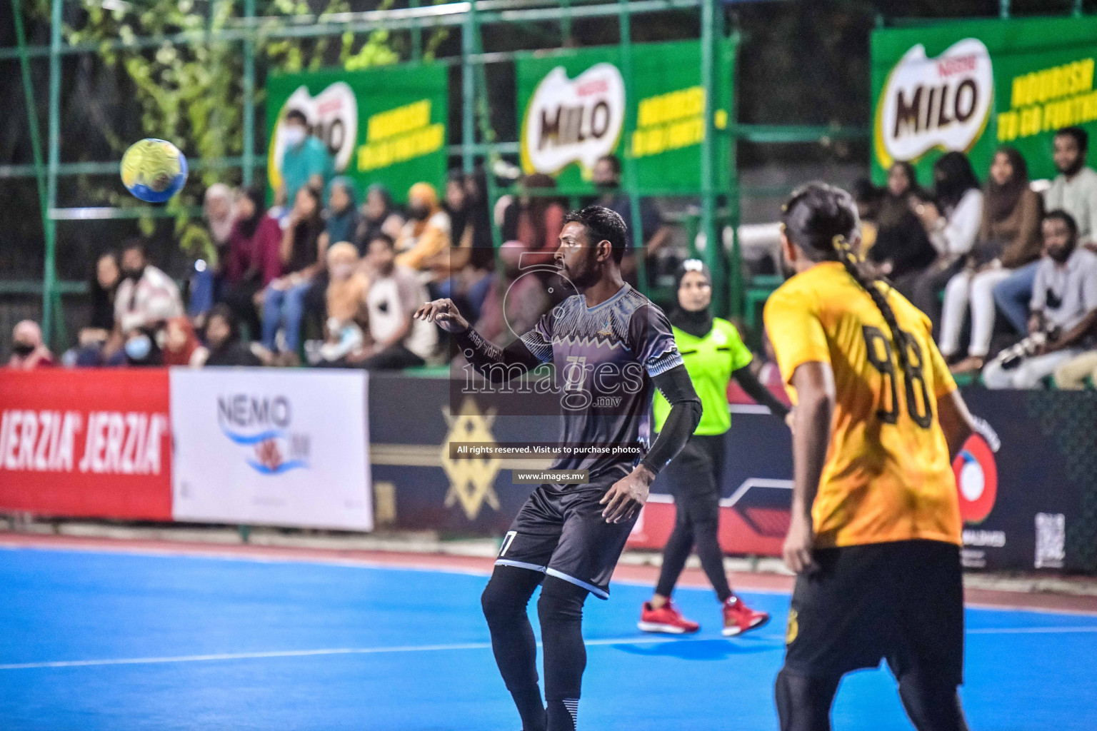 Day 12 of Milo 6th Inter Office Handball Tournament 2022 - Photos by Nausham Waheed