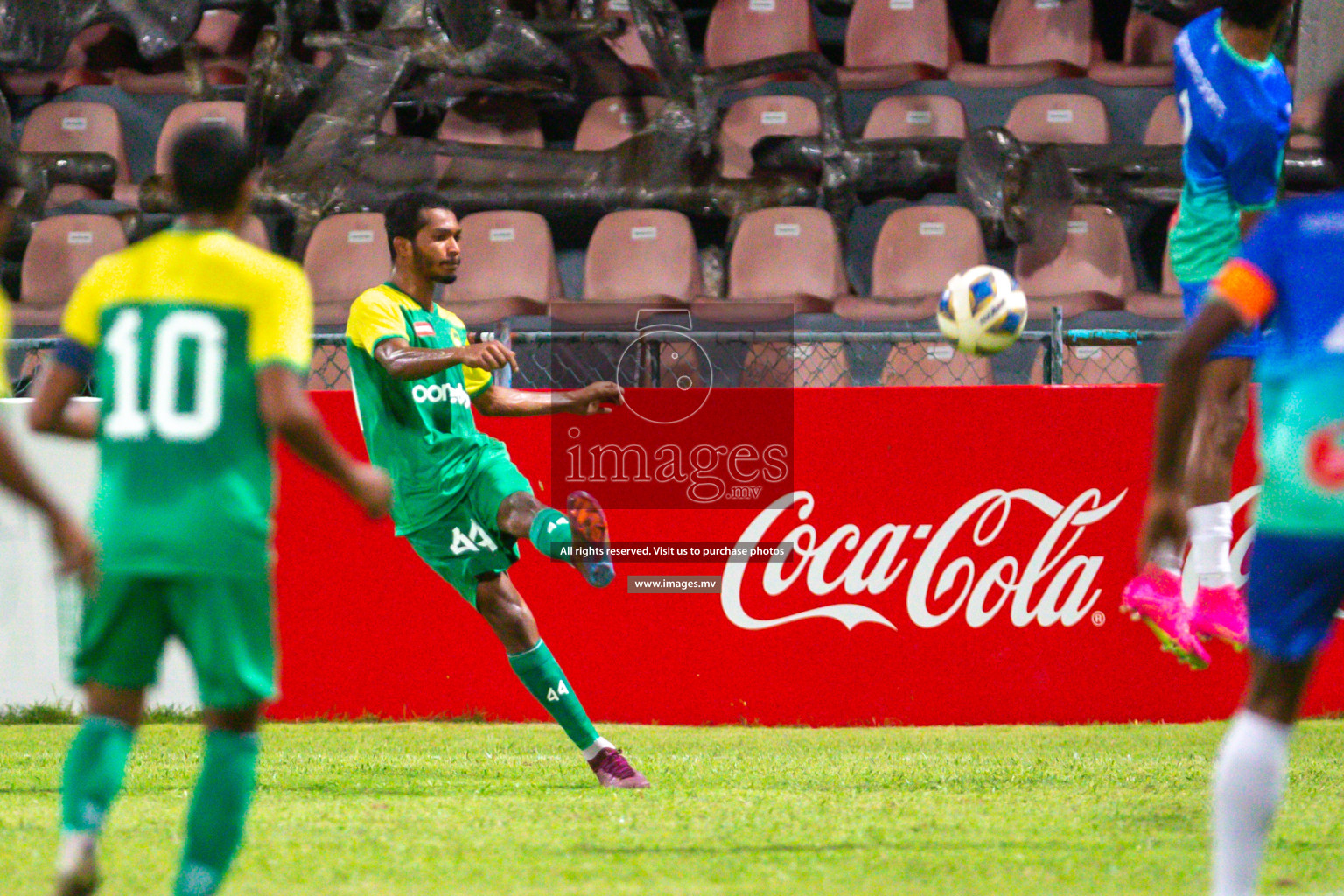 President's Cup 2023 Semi Final - Maziya Sports & Recreation vs Super United Sports, held in National Football Stadium, Male', Maldives  Photos: Mohamed Mahfooz Moosa/ Images.mv