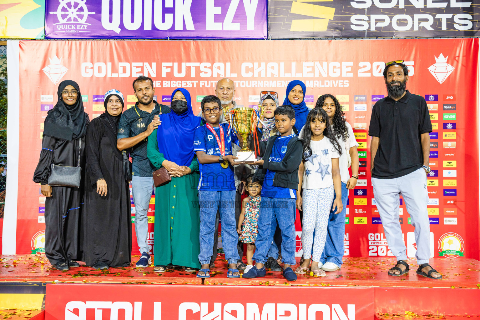 AA. Mathiveri VS AA. Thoddoo in Atoll Round Final on Day 20 of Golden Futsal Challenge 2025 was held on Thursday, 23rd January 2025, in Hulhumale', Maldives. Photos: Abdulla Abeed / images.mv