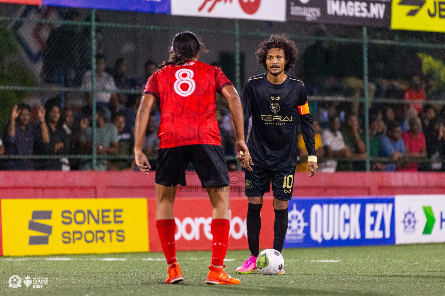 ADh Dhangethi vs ADh Maamigili in Day 7 of Golden Futsal Challenge 2024 was held on Saturday, 20th January 2024, in Hulhumale', Maldives Photos: Ismail Thoriq / images.mv