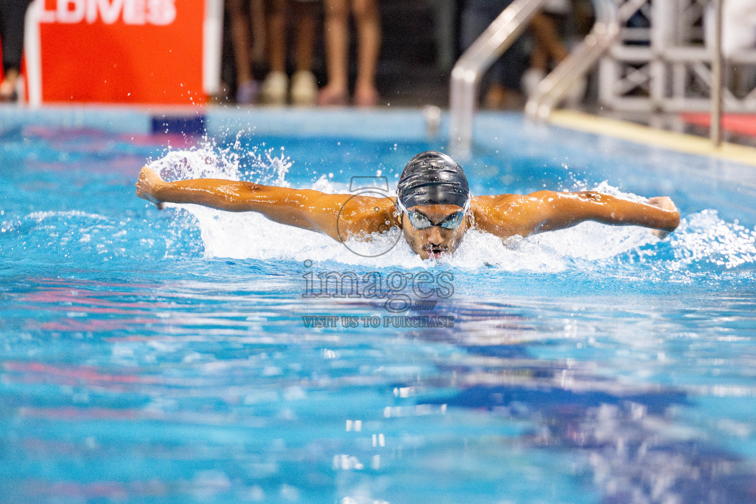 Day 4 of National Swimming Championship 2024 held in Hulhumale', Maldives on Monday, 16th December 2024. Photos: Hassan Simah / images.mv