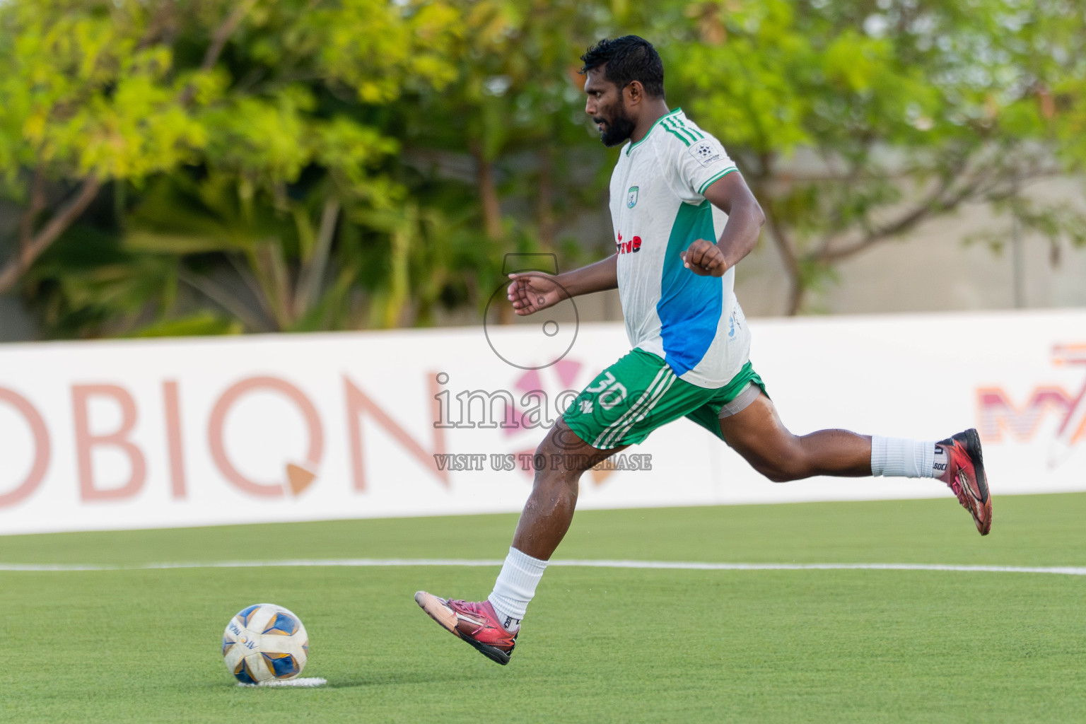 Semi Finals Match 02 Huss Songun FT VS Velaa Sports Club in Day 8 of Eydhafushi Cup 2025 held in Eydhafushi Football Stadium at B. Eydhafushi, Maldives on Saturday, 13th September 2025. Photos: Arif Rasheed / images.mv