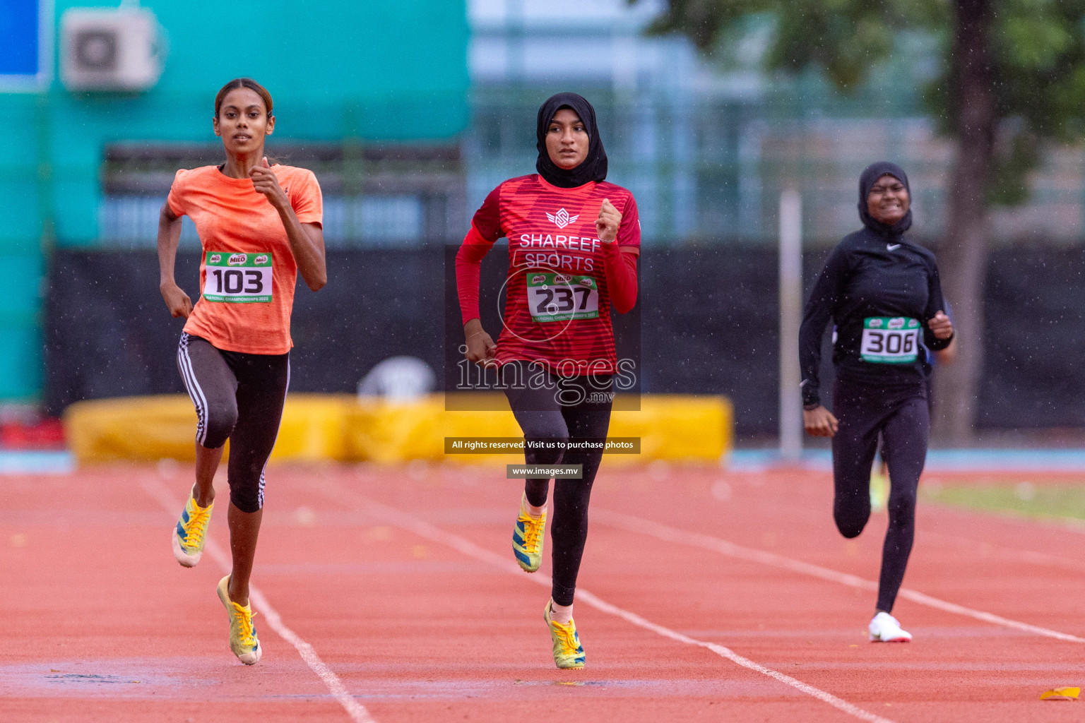 Day 2 of National Athletics Championship 2023 was held in Ekuveni Track at Male', Maldives on Friday, 24th November 2023. Photos: Nausham Waheed / images.mv