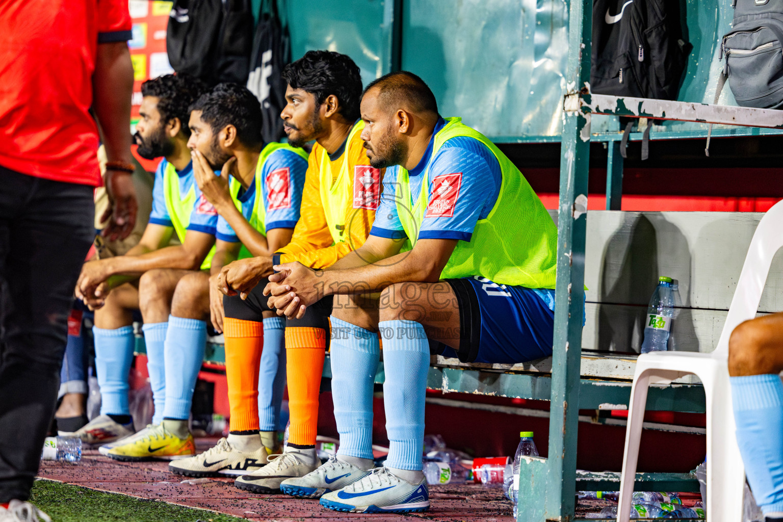 M Dhiggaru vs M Muli in Day 21 of Golden Futsal Challenge 2025 was held on Saturday , 25th January 2025, in Hulhumale', Maldives. Photos: Nausham Waheed / images.mv