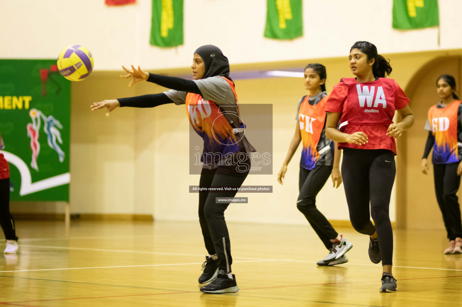 Milo National Netball Tournament 1st December 2021 at Social Center Indoor Court, Male, Maldives. Photos: Maanish/ Images Mv