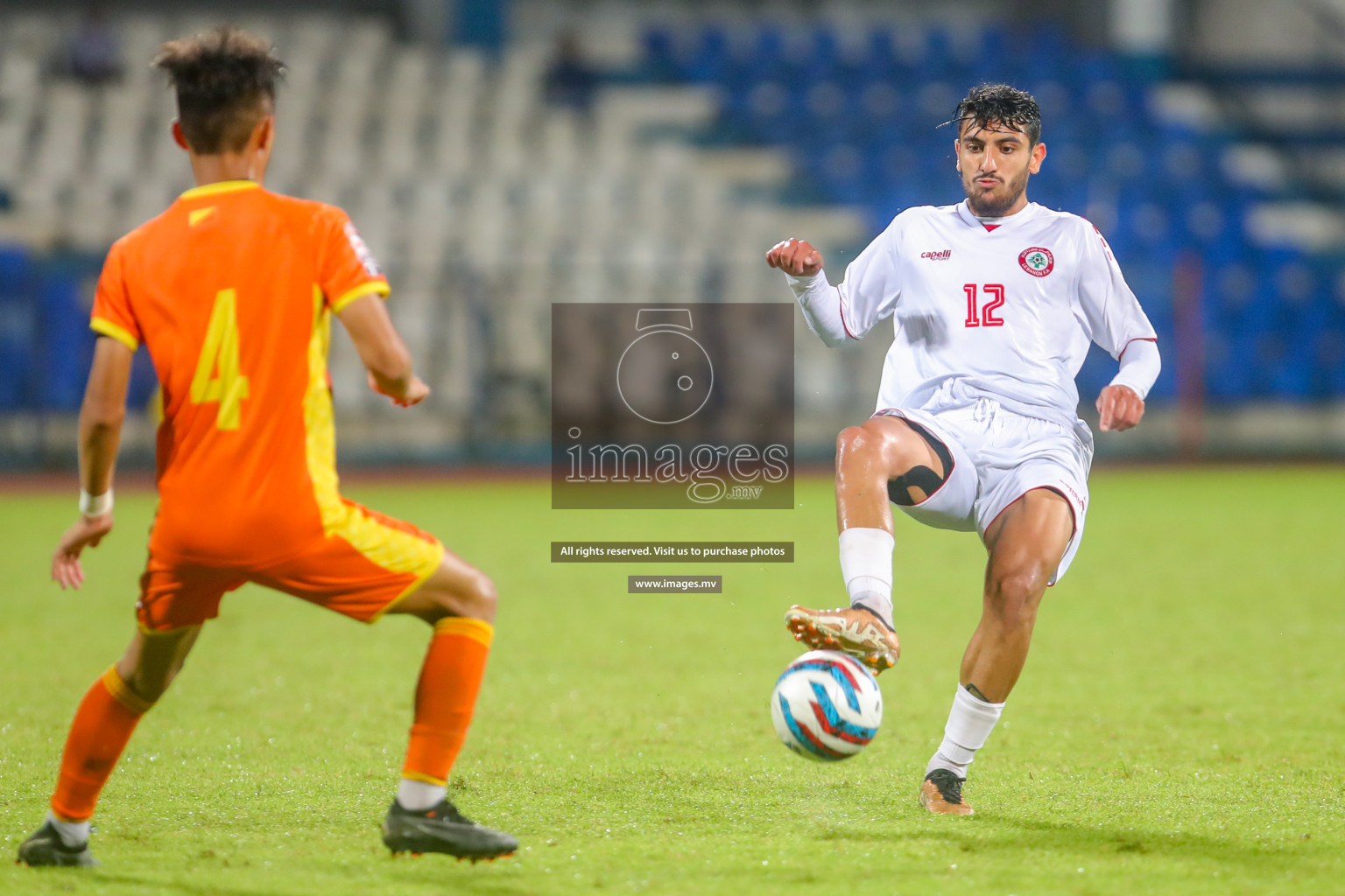 Bhutan vs Lebanon in SAFF Championship 2023 held in Sree Kanteerava Stadium, Bengaluru, India, on Sunday, 25th June 2023. Photos: Nausham Waheed, Hassan Simah / images.mv