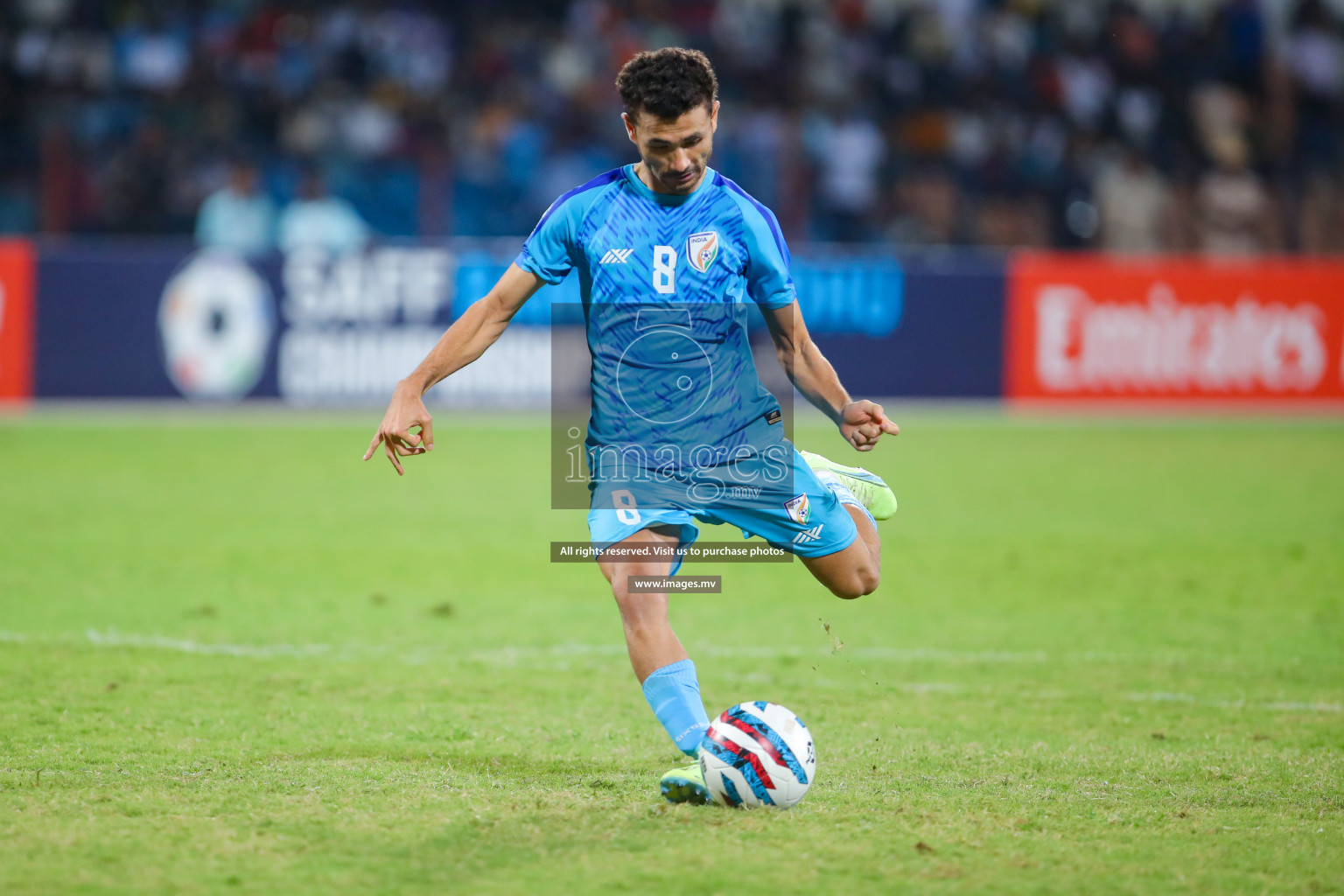 Lebanon vs India in the Semi-final of SAFF Championship 2023 held in Sree Kanteerava Stadium, Bengaluru, India, on Saturday, 1st July 2023. Photos: Nausham Waheed, Hassan Simah / images.mv