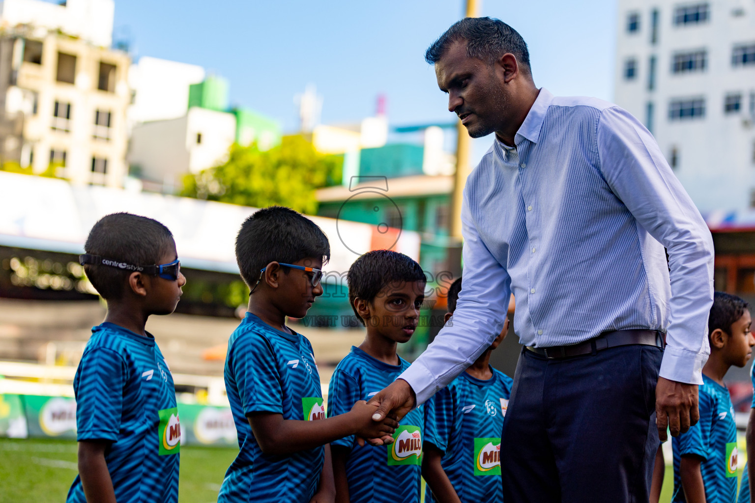 Day 2 of MILO Kids Football Fiesta was held at National Stadium in Male', Maldives on Saturday, 24th February 2024.