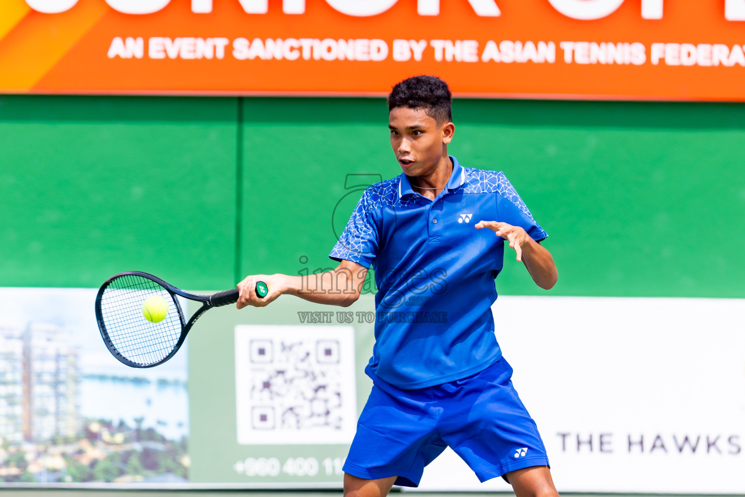 Day 4 of ATF Maldives Junior Open Tennis was held in Male' Tennis Court, Male', Maldives on Thursday, 12th December 2024. Photos: Nausham Waheed/ images.mv