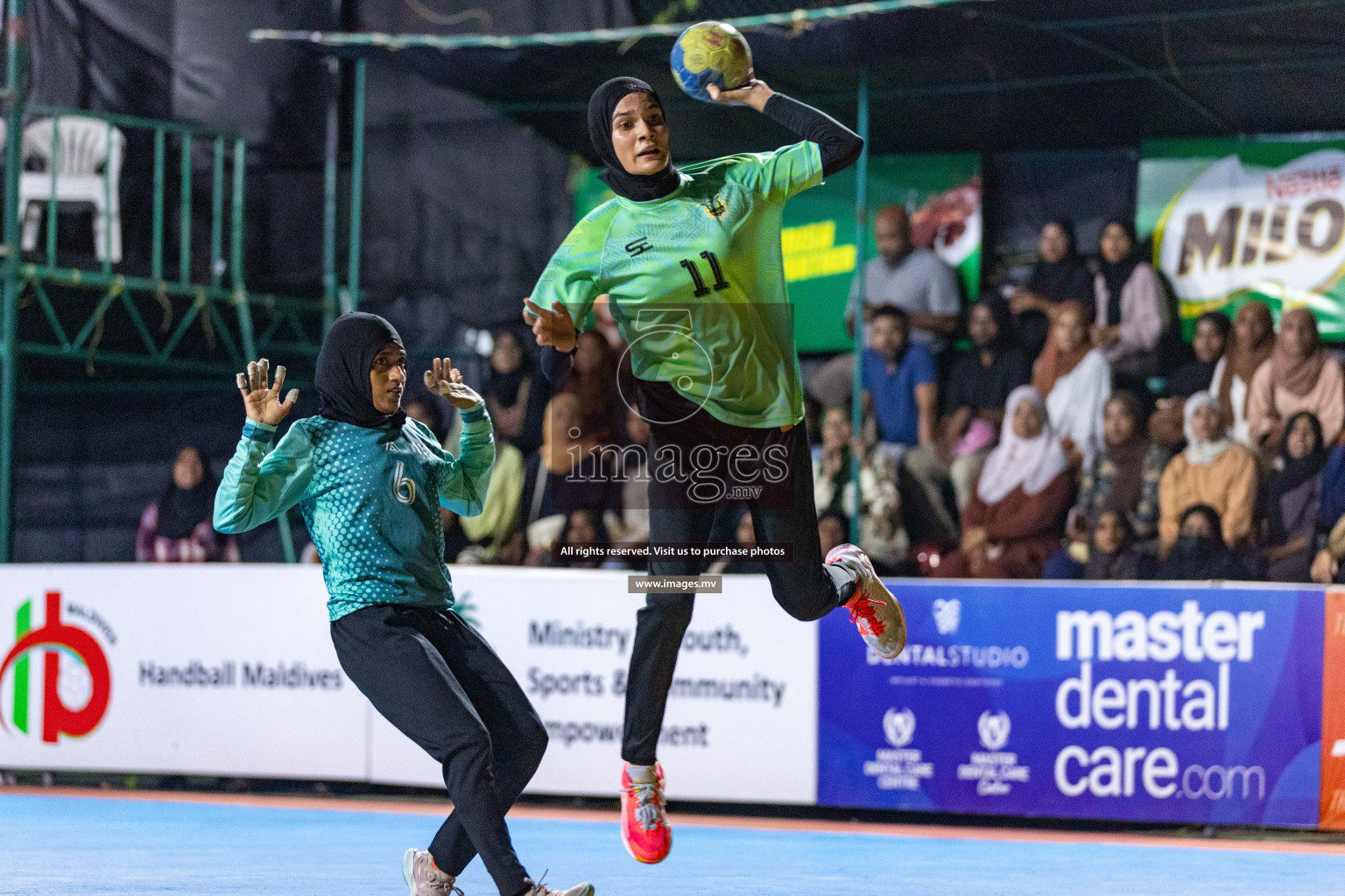 2nd Division Final of 7th Inter-Office/Company Handball Tournament 2023, held in Handball ground, Male', Maldives on Monday, 25th October 2023 Photos: Nausham Waheed/ Images.mv