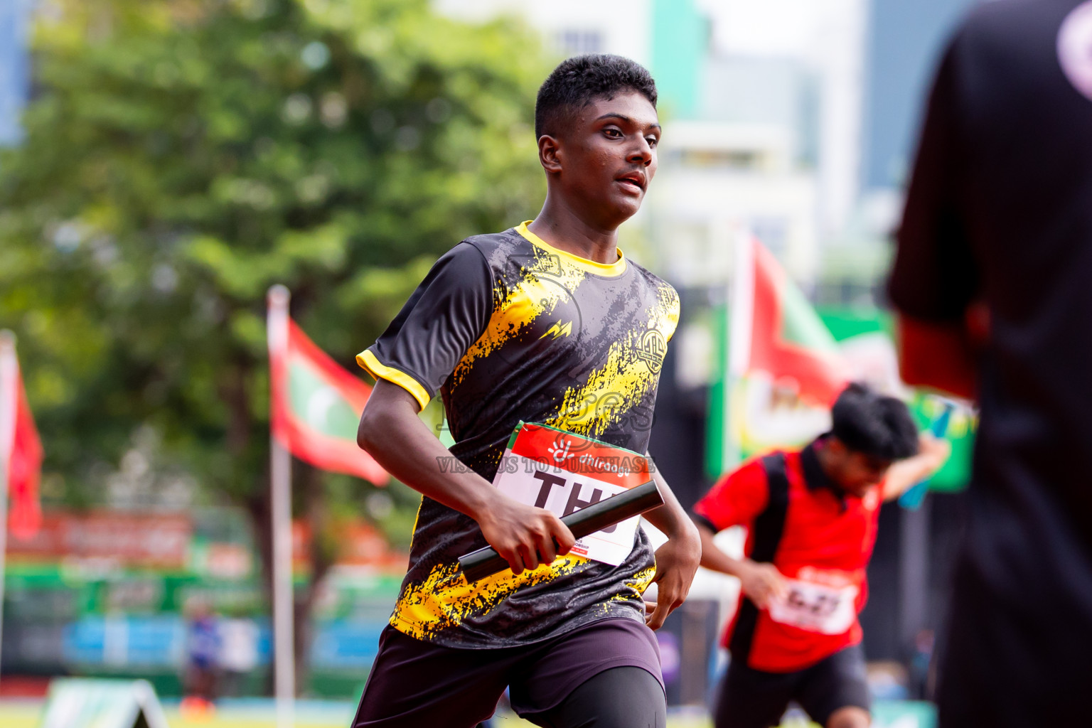 Day 6 of Inter-school Athletics Championship 2025 held in Ekuveni Synthetic Track, Male', Maldives on Sunday, 12th October 2025. Photos by: Nausham Waheed / Images.mv
