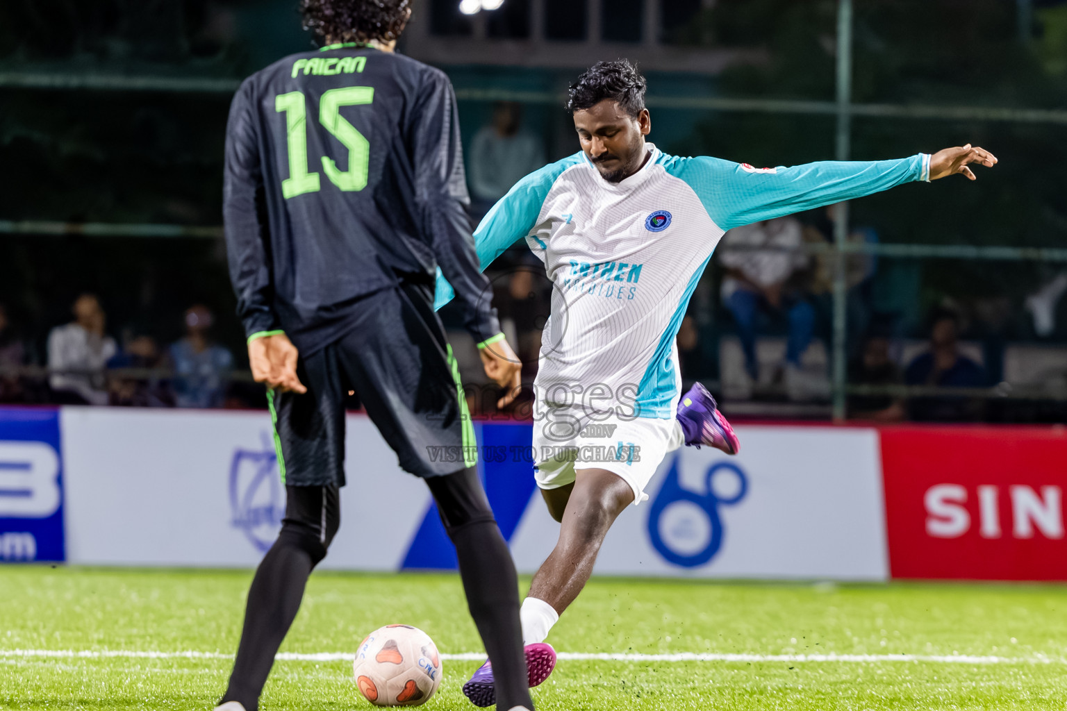 Police Club vs AVSEC in Day 3 of Club Maldives Cup 2025 was held in Rehendi Futsal Ground, Hulhumale', Maldives on Tuesday, 30th September 2025. Photos: Nausham Waheed / images.mv