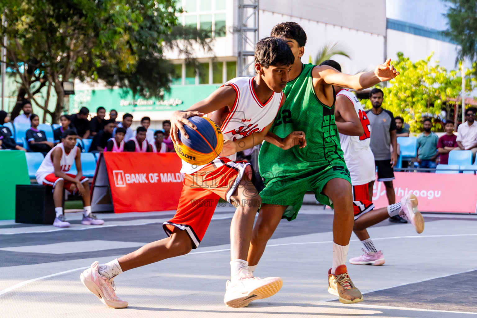 Day 3 of Milo 3x3 Ramadan Basketball Challenge 2026 was held in Social Center on Sunday, 22nd Feburuary 2026, in Male', Maldives Photos: Nausham Waheed / images.mv