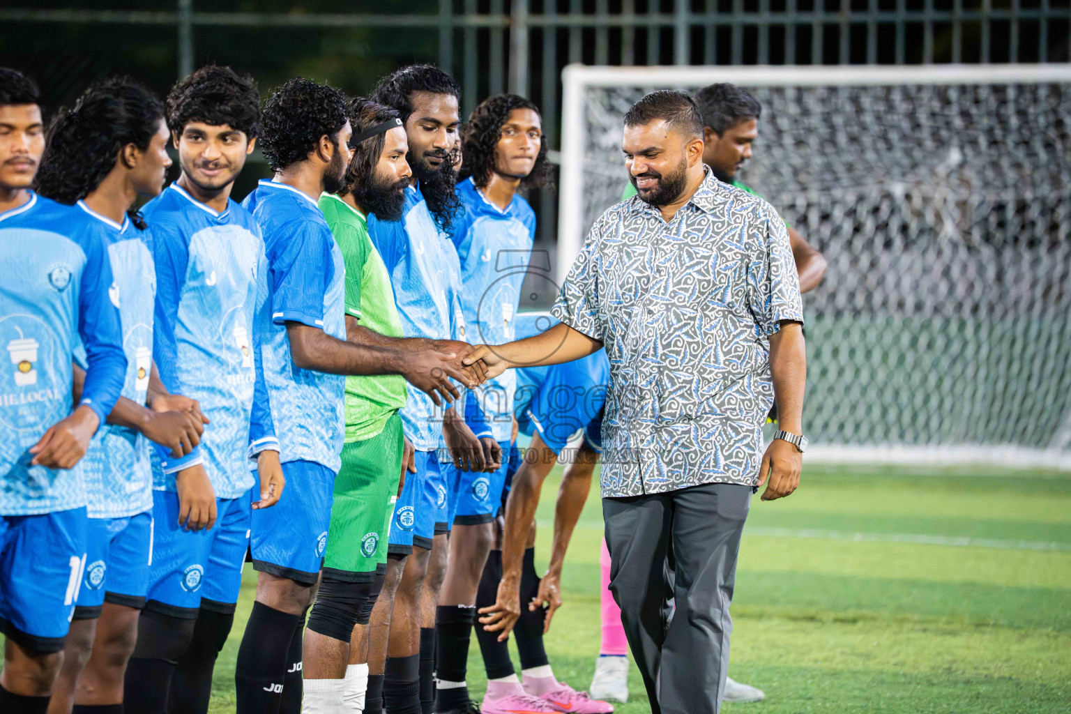 Foemathi VS Laamu Blues in Day 3 - Fonadhoo Youth Futsal Challenge 2025 held in Fonadhoo Futsal Stadium, L. Fonadhoo, Maldives on Tuesdat, 28th October 2025 Photos: Arif Rasheed / images.mv