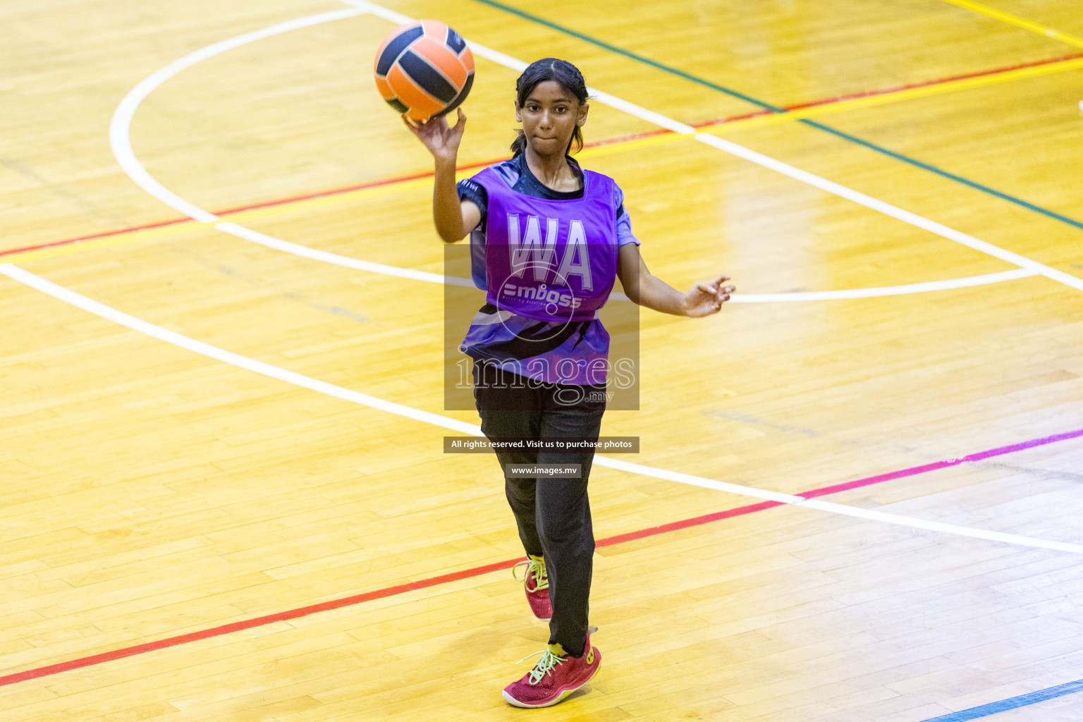 Day3 of 24th Interschool Netball Tournament 2023 was held in Social Center, Male', Maldives on 29th October 2023. Photos: Nausham Waheed, Mohamed Mahfooz Moosa / images.mv