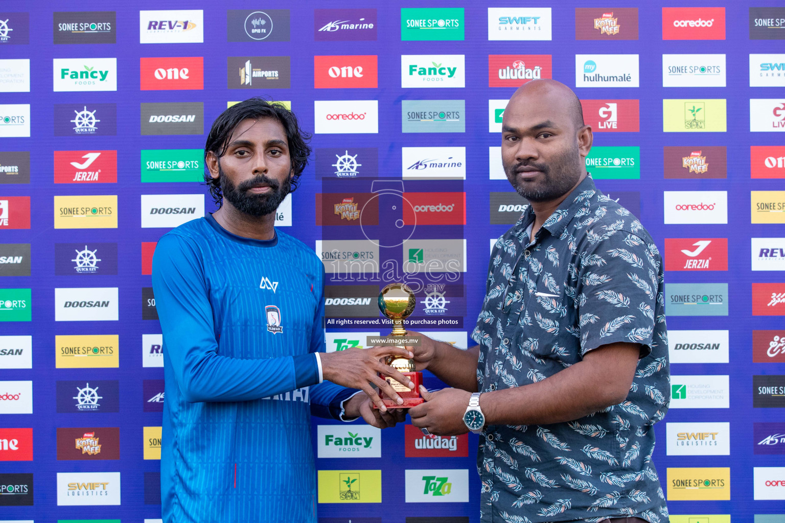 SH. Bilehfahi vs SH. Milandhoo in Day 7 of Golden Futsal Challenge 2023 on 11 February 2023 in Hulhumale, Male, Maldives