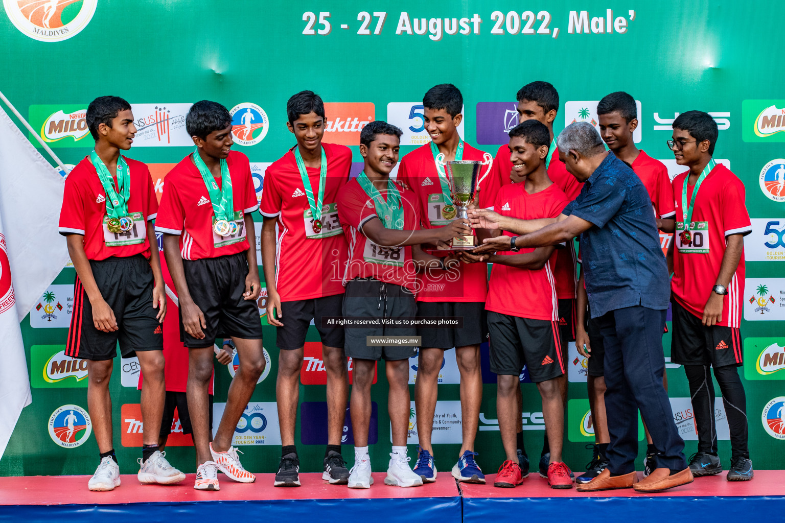 Day 3 of Milo Association Athletics Championship 2022 on 27th Aug 2022, held in, Male', Maldives Photos: Nausham Waheed / Images.mv