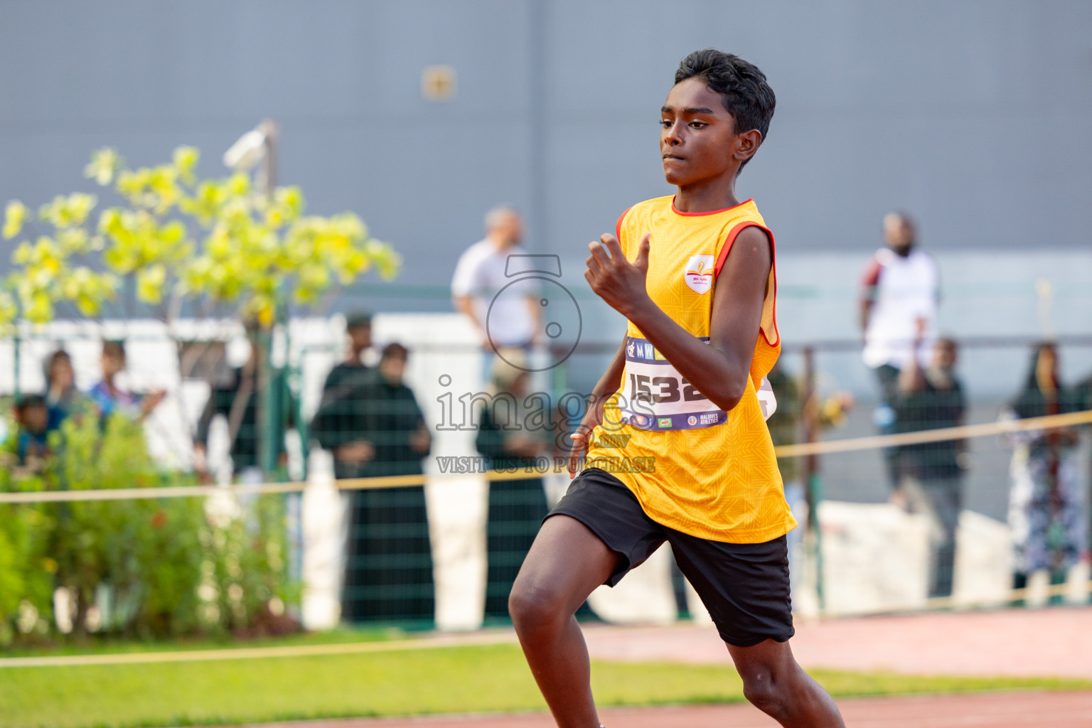 Day 2 of MWSC Interschool Athletics Championships 2024 held in Hulhumale Running Track, Hulhumale, Maldives on Sunday, 10th November 2024. 
Photos by:  Hassan Simah / Images.mv