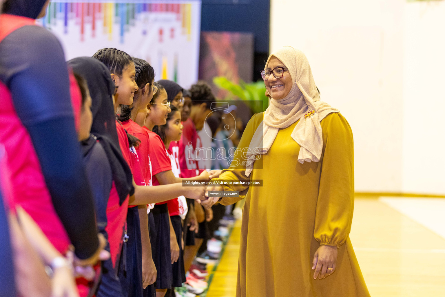 Final of 24th Interschool Netball Tournament 2023 was held in Social Center, Male', Maldives on 7th November 2023. Photos: Nausham Waheed / images.mv