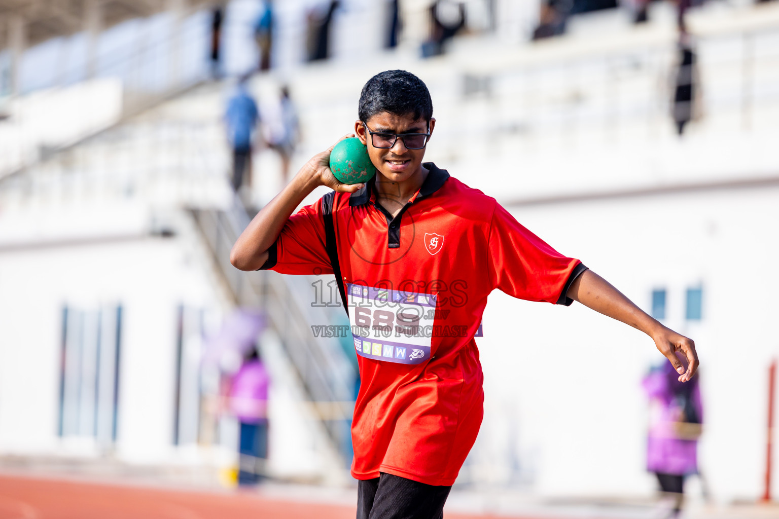 Day 5 of MWSC Interschool Athletics Championships 2024 held in Hulhumale Running Track, Hulhumale, Maldives on Wednesday, 13th November 2024. Photos by: Nausham Waheed / Images.mv