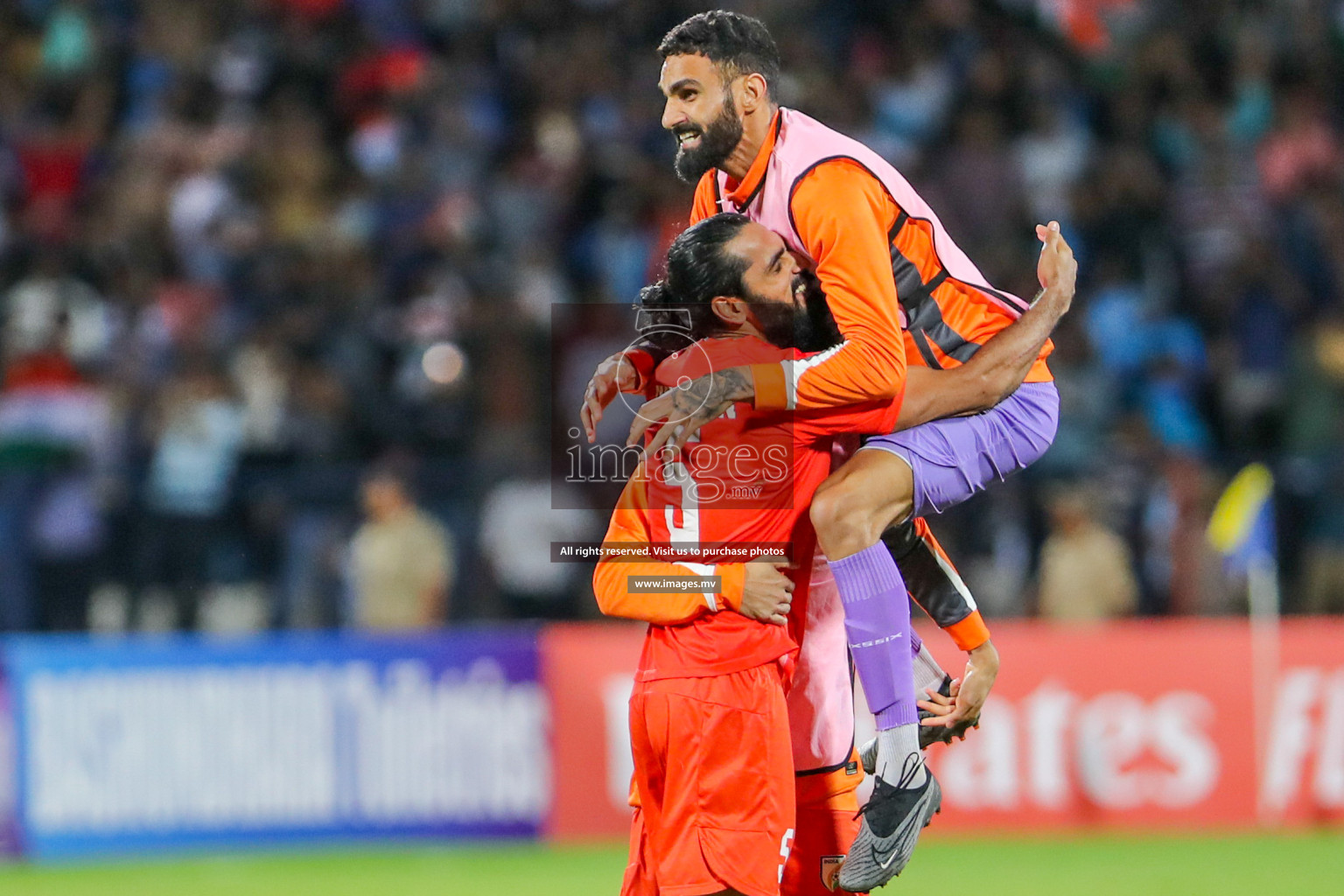 Kuwait vs India in the Final of SAFF Championship 2023 held in Sree Kanteerava Stadium, Bengaluru, India, on Tuesday, 4th July 2023. Photos: Hassan Simah / images.mv